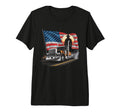 American Flag Trucker Dad Big Rig T-Shirt - Trendy Graphic for Adults - T-Shirt, Sweatshirt, Hoodie