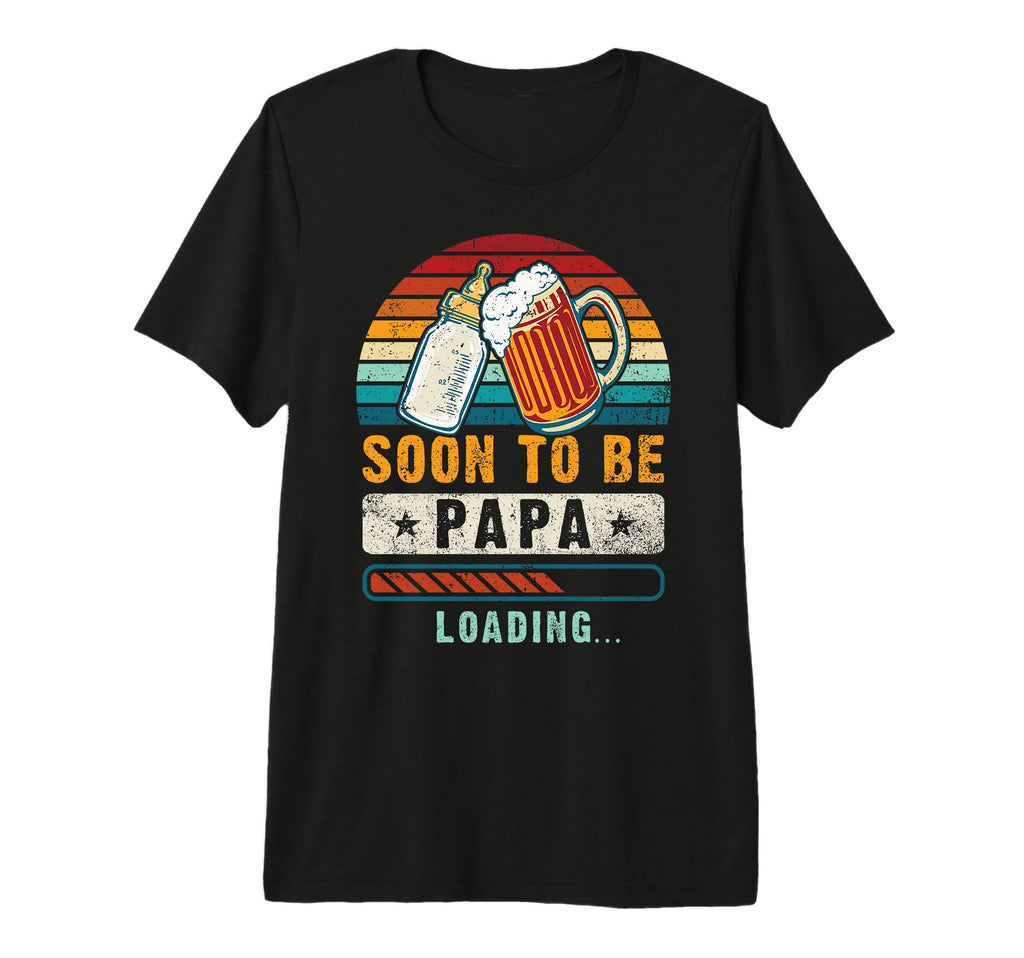 Mens Soon To Be Papa Loading T-Shirt - Streetwear Style for Adults - T-Shirt, Sweatshirt, Hoodie