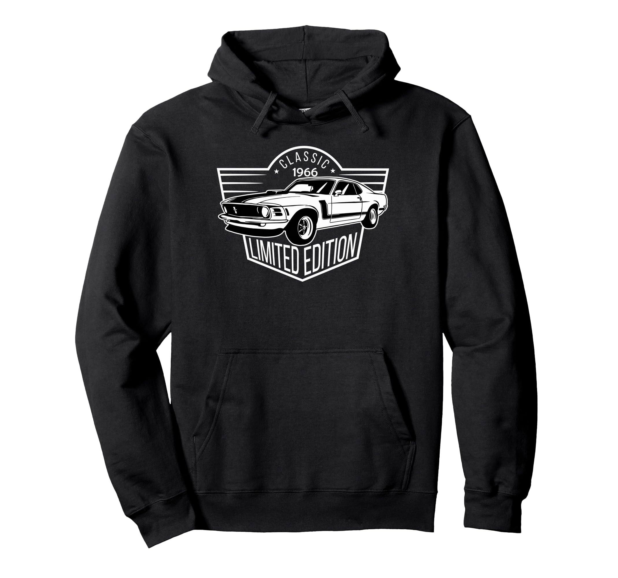 1966 Dad Birthday Legend Car Hoodie - Novelty Apparel Men Women - T-Shirt, Sweatshirt, Hoodie