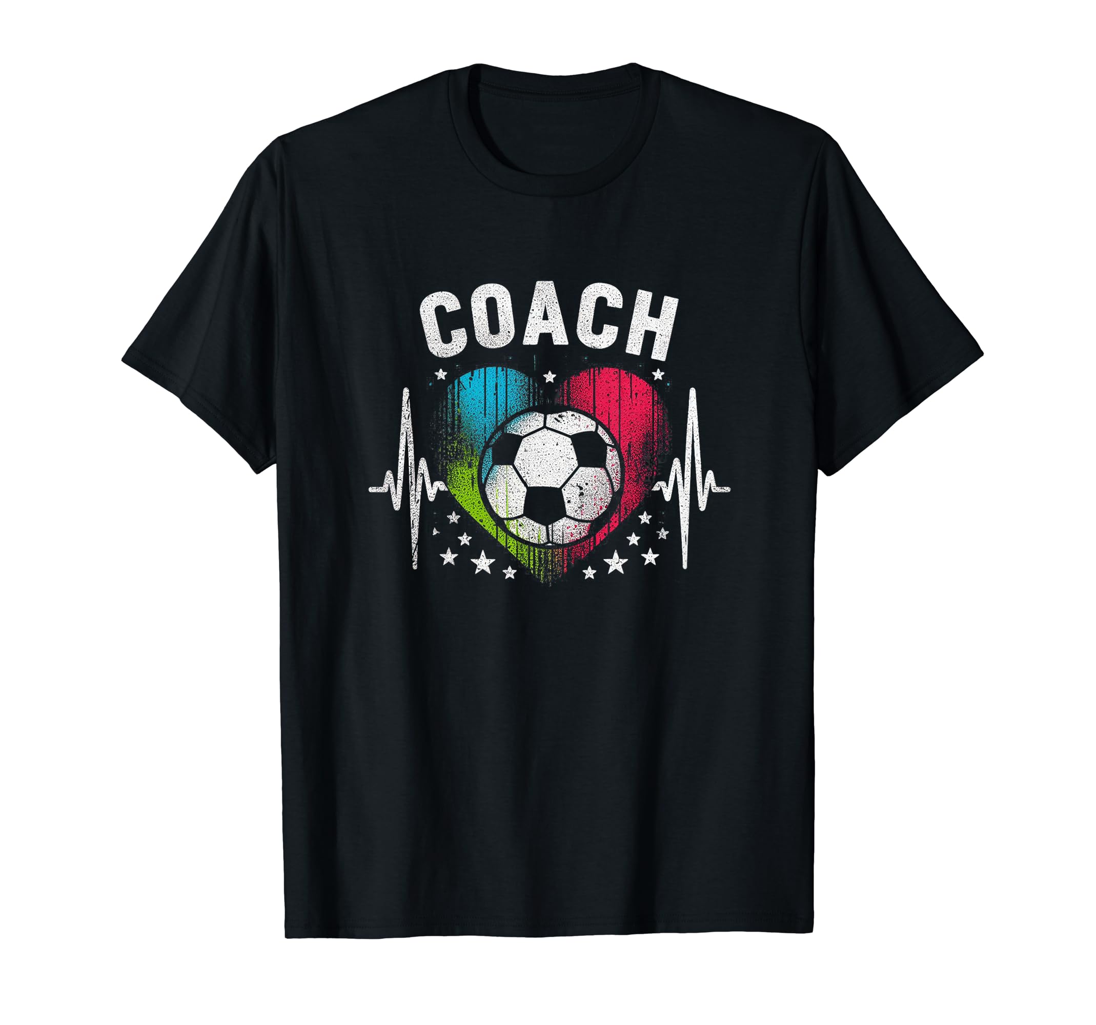 Soccer Coach Training Heart Beat T-Shirt - Aesthetic Graphic Men Women - T-Shirt, Sweatshirt, Hoodie