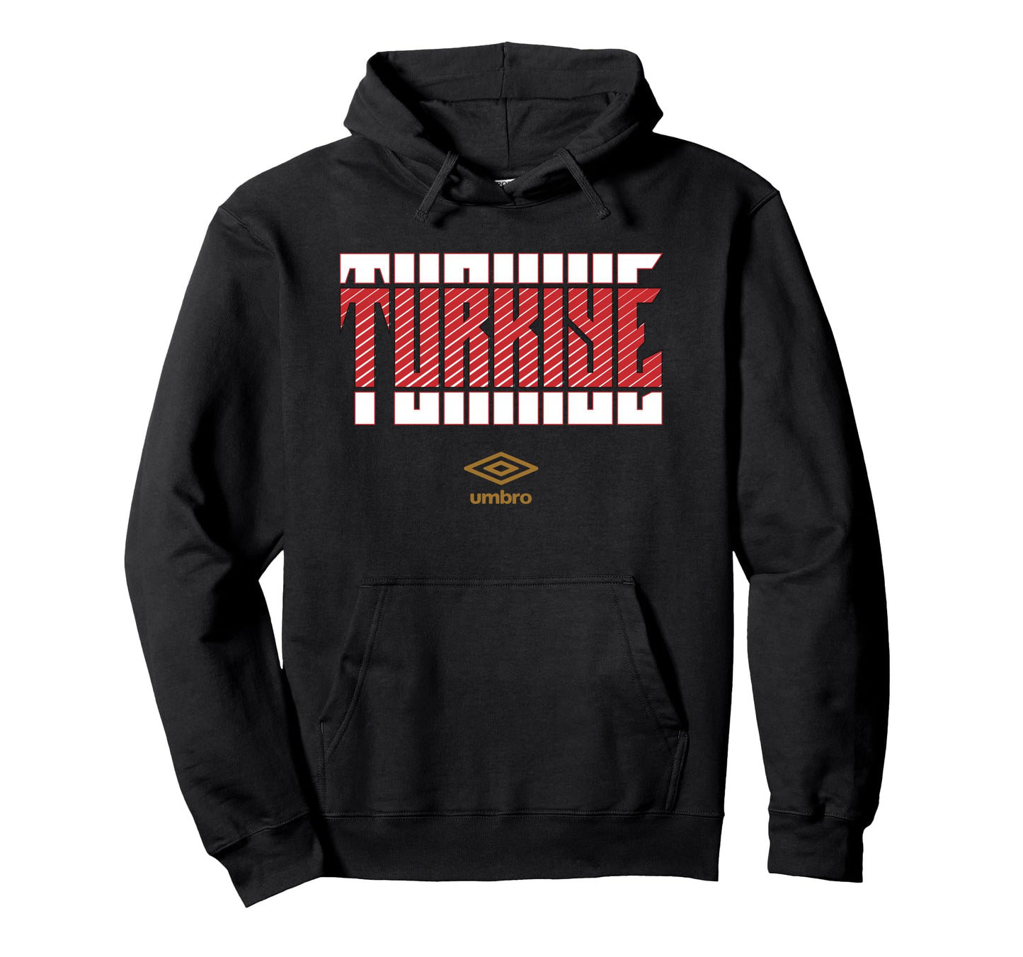 Umbro International Soccer T Rkiye Hoodie - Minimalist Print Men Women - T-Shirt, Sweatshirt, Hoodie