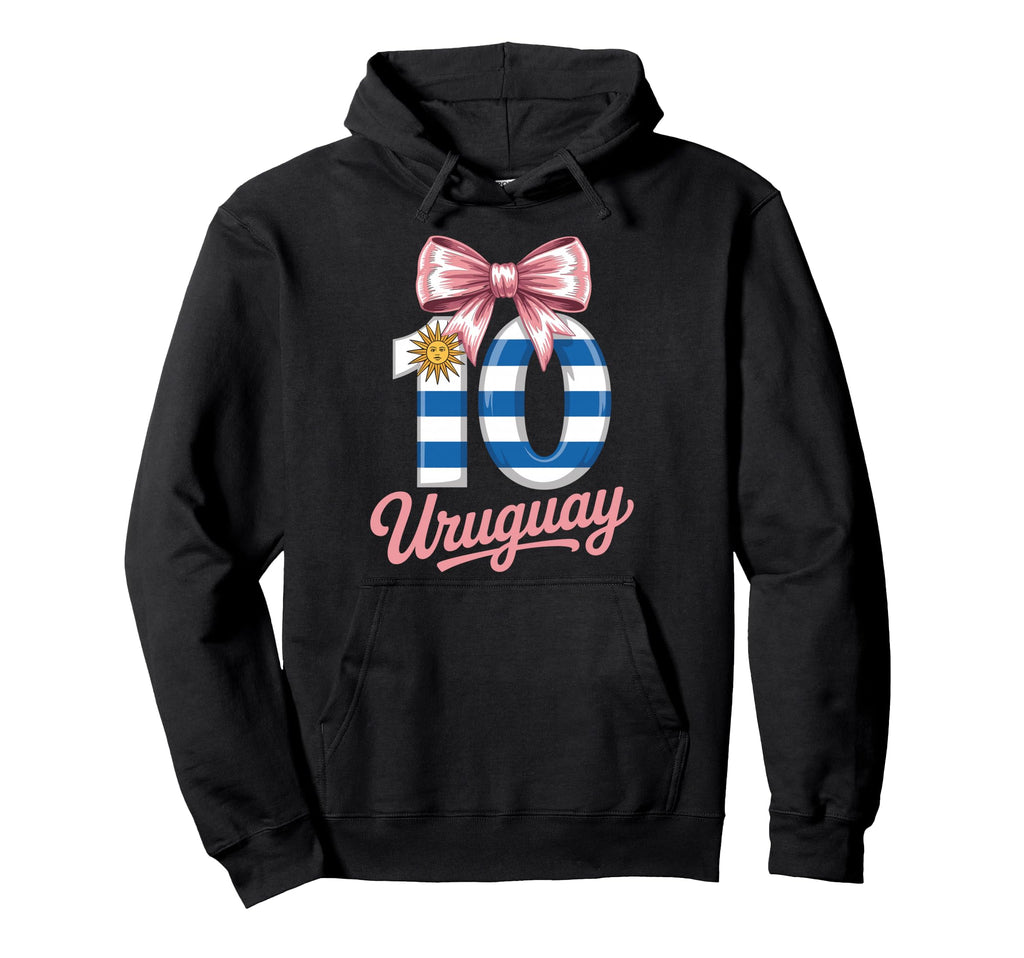 10 Uruguay Birthday Number 10 Soccer Hoodie - Novelty Apparel Men Women - T-Shirt, Sweatshirt, Hoodie