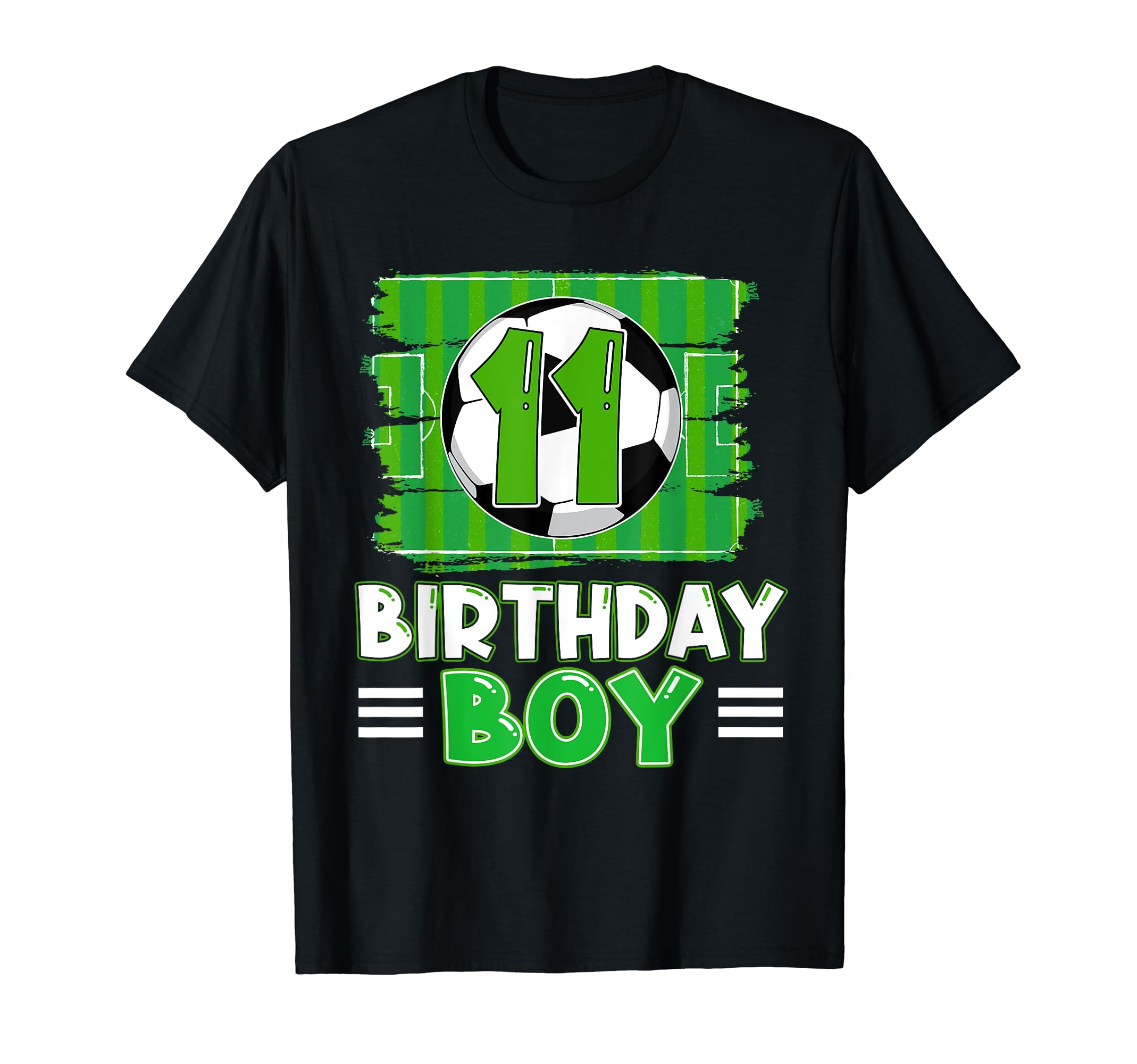 11 Year Old Birthday Soccer 11Th Party T-Shirt - Custom Art Print Unisex - T-Shirt, Sweatshirt, Hoodie