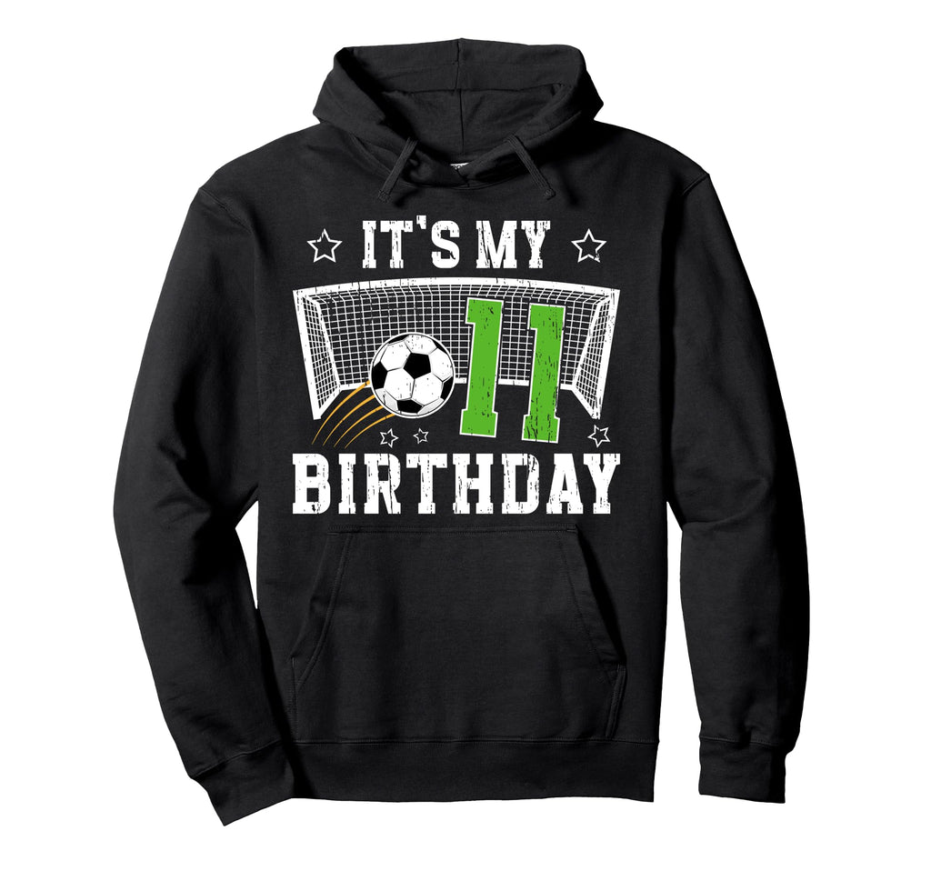 11Th Birthday Soccer 11 Year Old Soccer Hoodie - Minimalist Print Unisex - T-Shirt, Sweatshirt, Hoodie