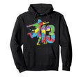 13 Soccer Birthday Gift Soccer Fan Hoodie - Fun Novelty Design Men Women - T-Shirt, Sweatshirt, Hoodie