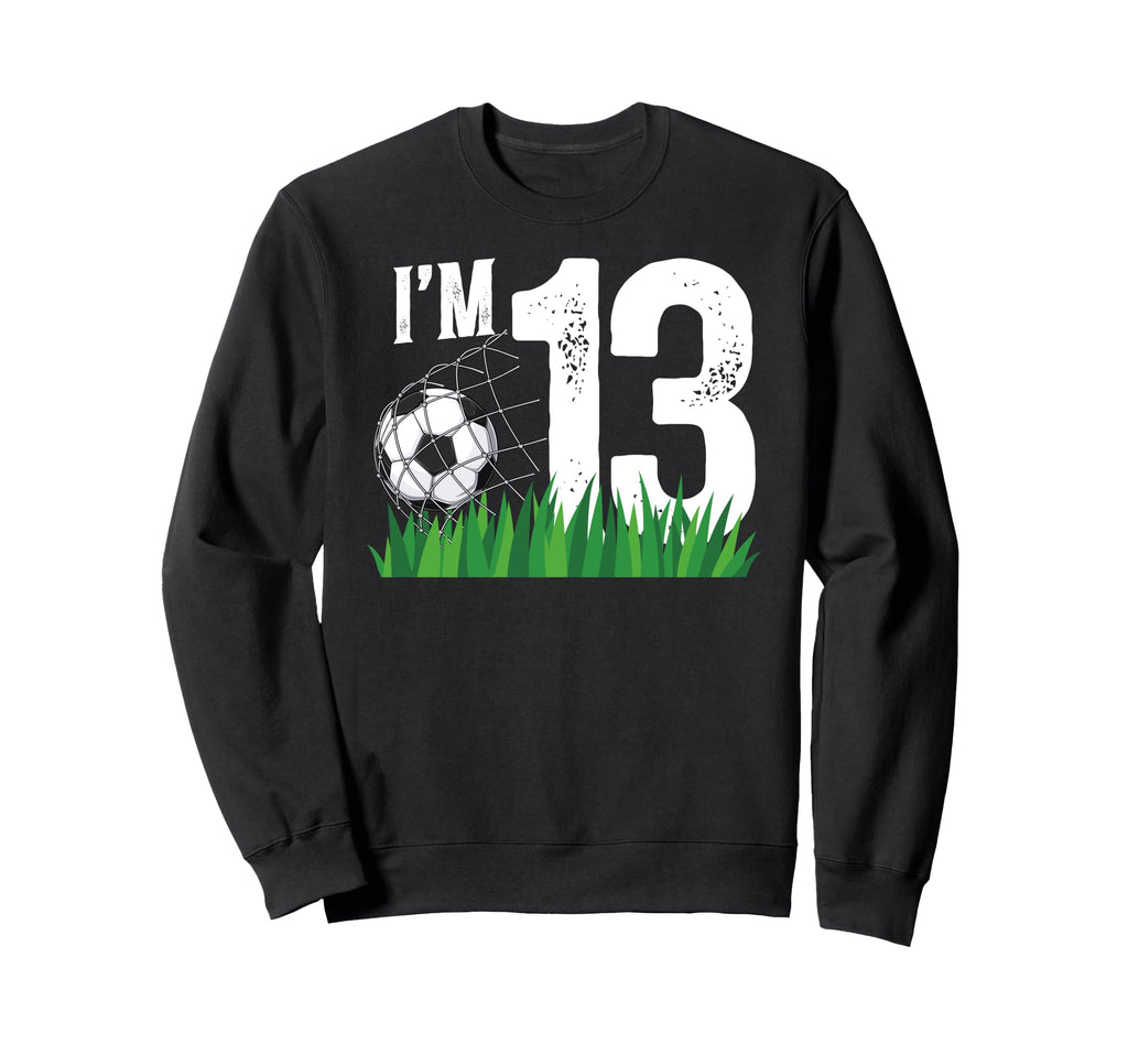 13Th Soccer Birthday Party Sweatshirt - Minimalist Print for Adults - T-Shirt, Sweatshirt, Hoodie