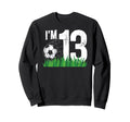 13Th Soccer Birthday Party Sweatshirt - Minimalist Print for Adults - T-Shirt, Sweatshirt, Hoodie