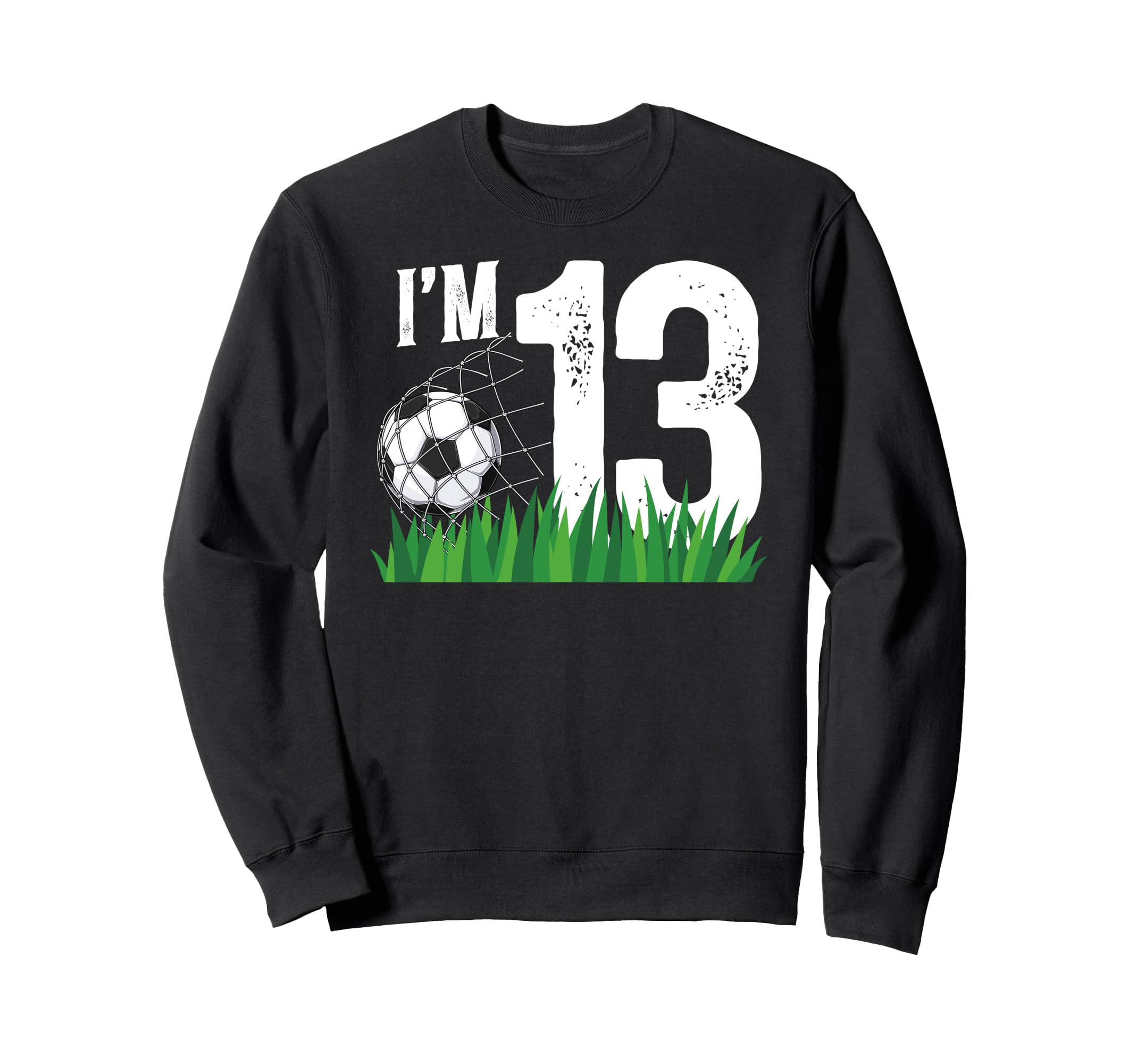 13Th Soccer Birthday Party Sweatshirt - Minimalist Print for Adults - T-Shirt, Sweatshirt, Hoodie