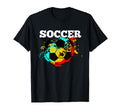 Soccer Player Coach Colorful T-Shirt - Aesthetic Graphic Men Women - T-Shirt, Sweatshirt, Hoodie