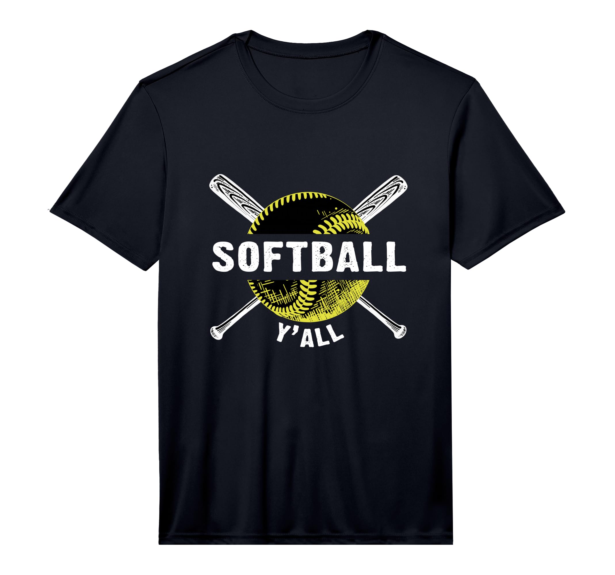 Mens Softball Sports Yall Softball T-Shirt - Aesthetic Graphic Unisex - T-Shirt, Sweatshirt, Hoodie