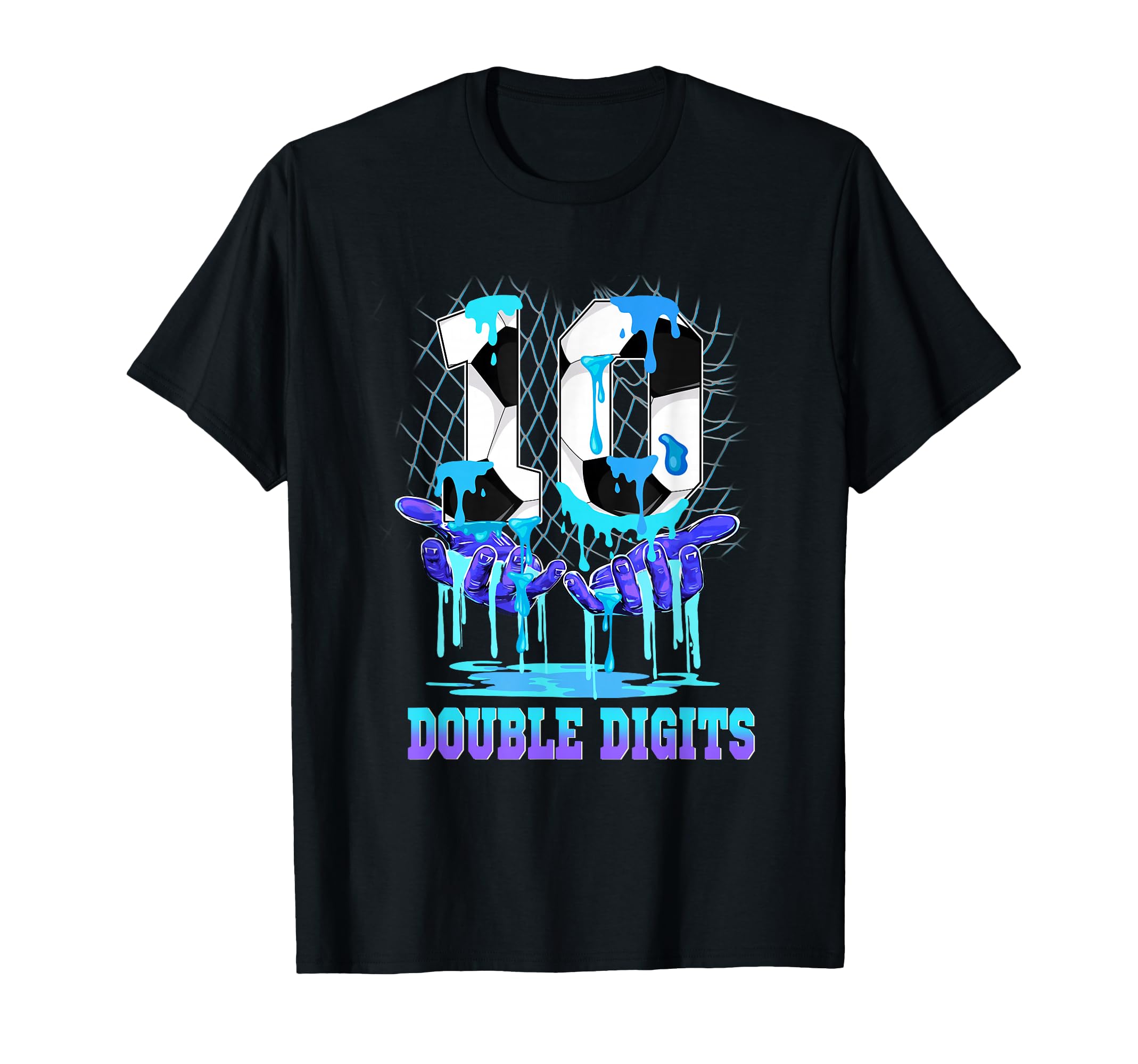 10 Double Digits 10Th Birthday T-Shirt - Minimalist Print for Adults - T-Shirt, Sweatshirt, Hoodie