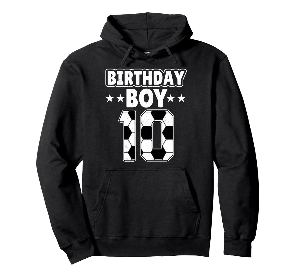 10Th Birthday Party Soccer Player Hoodie - Trendy Graphic Men Women - T-Shirt, Sweatshirt, Hoodie