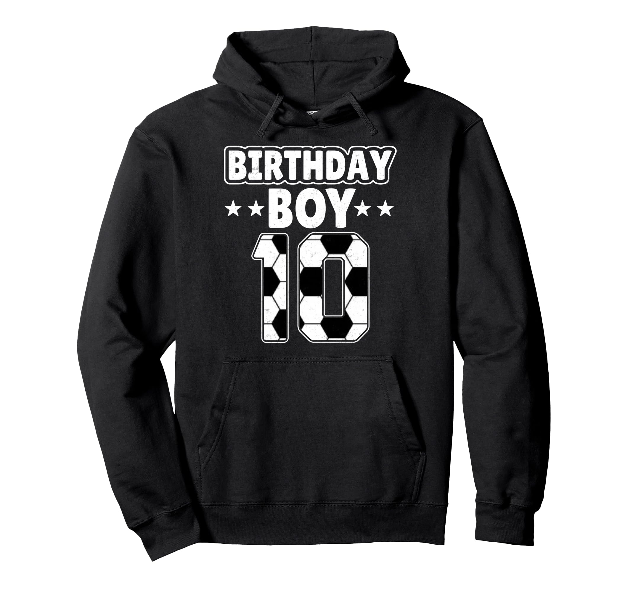 10Th Birthday Party Soccer Player Hoodie - Trendy Graphic Men Women - T-Shirt, Sweatshirt, Hoodie