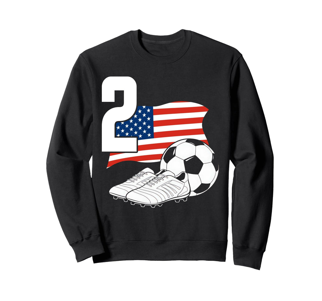 2 Soccer Birthday Gift Soccer Fan Sweatshirt - Trendy Graphic Men Women - T-Shirt, Sweatshirt, Hoodie