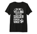 This Is My Soccer Coach Voice Soccer T-Shirt - Trendy Graphic Men Women - T-Shirt, Sweatshirt, Hoodie