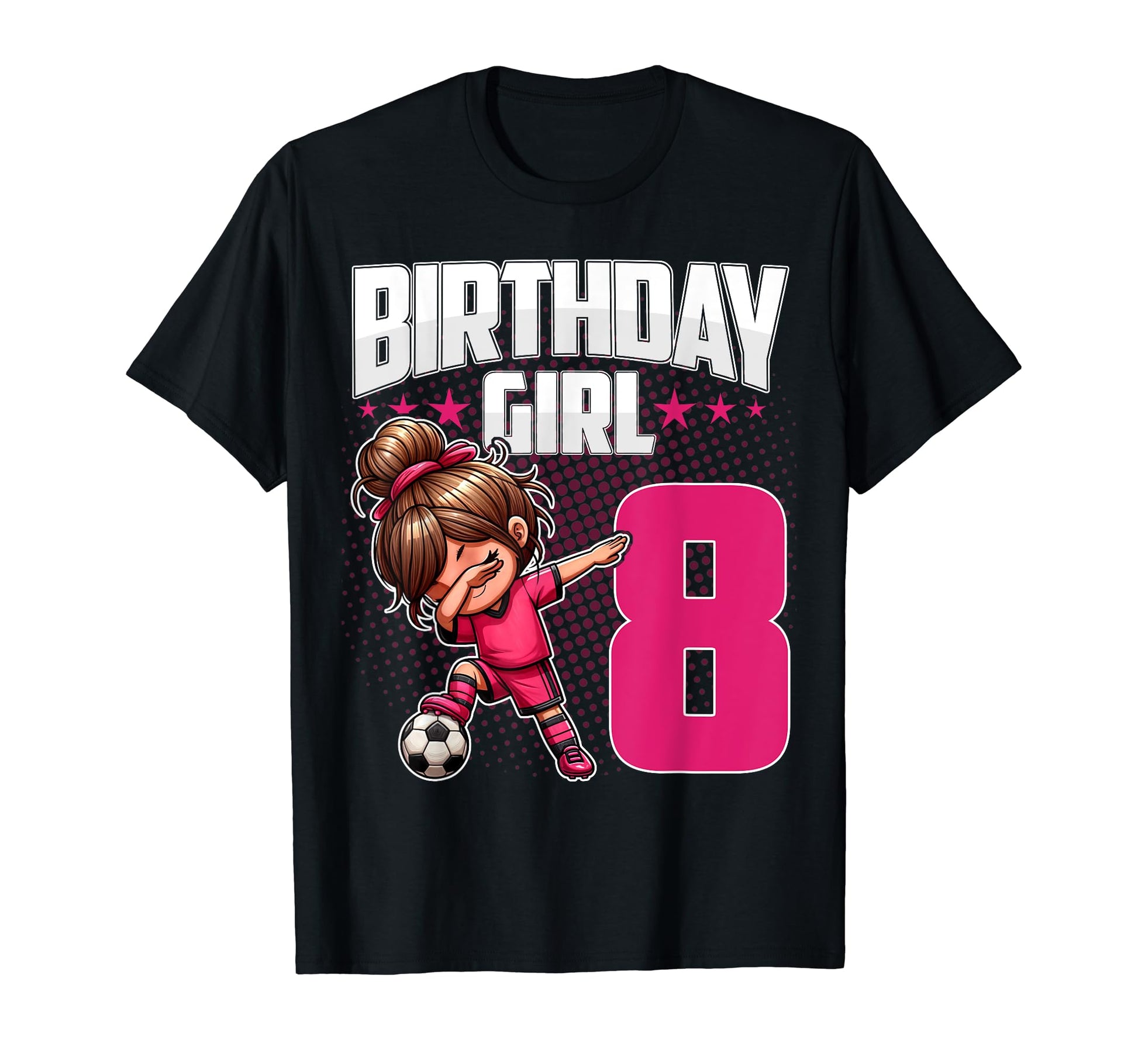 8Th Birthday Soccer Dabbing 8 Years T-Shirt - Casual Everyday Wear Unisex - T-Shirt, Sweatshirt, Hoodie