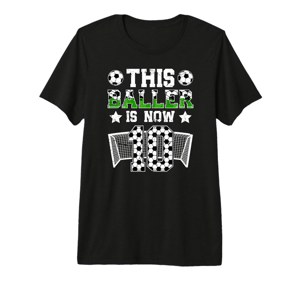 10Th Birthday Soccer Ten Year Old T-Shirt - Streetwear Style Men Women - T-Shirt, Sweatshirt, Hoodie