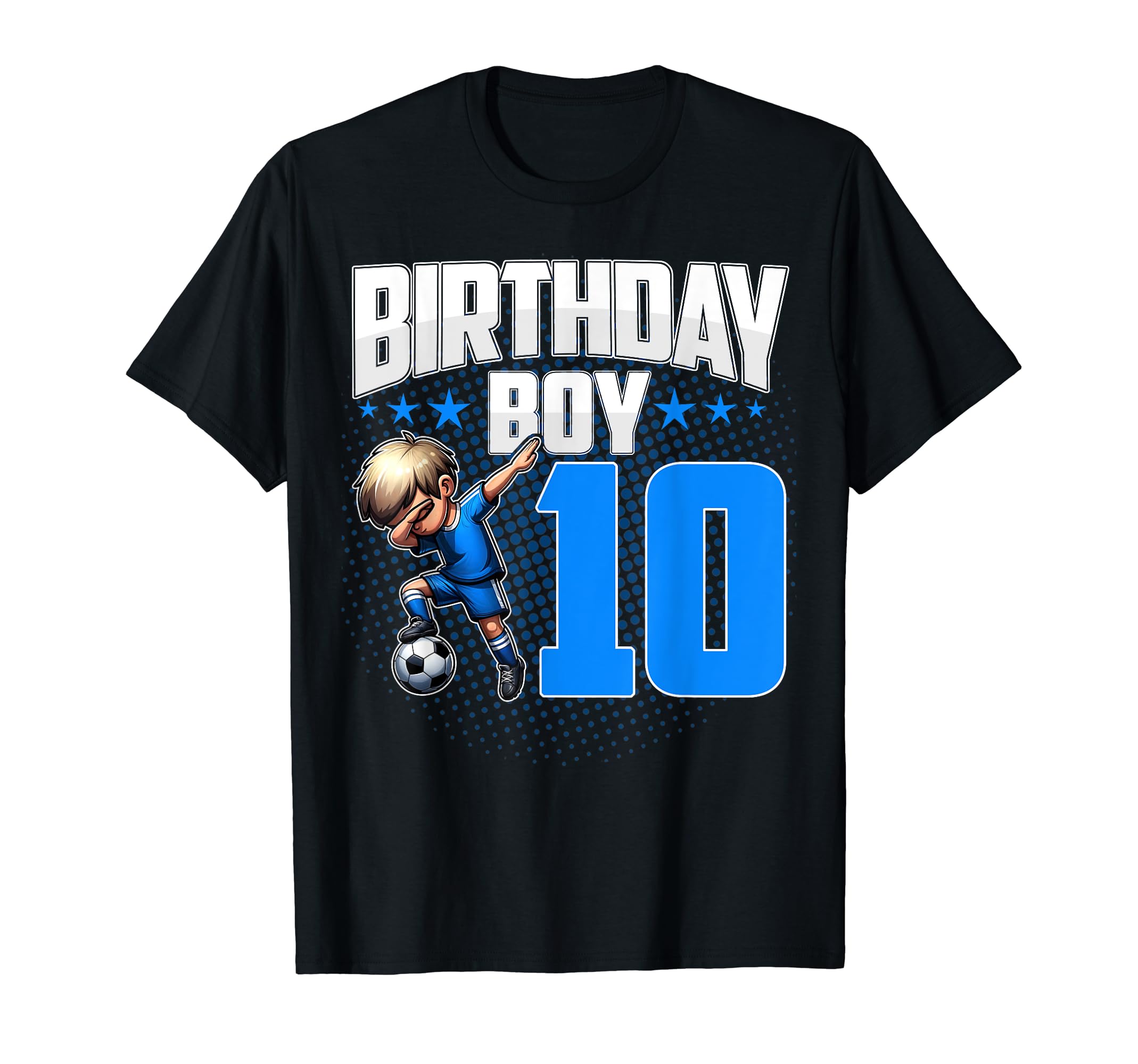 10Th Birthday Soccer Dabbing 10 Years T-Shirt - Custom Art Print Men Women - T-Shirt, Sweatshirt, Hoodie