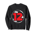 12Th Birthday 12 Years Soccer Sweatshirt - Fun Novelty Design Men Women - T-Shirt, Sweatshirt, Hoodie