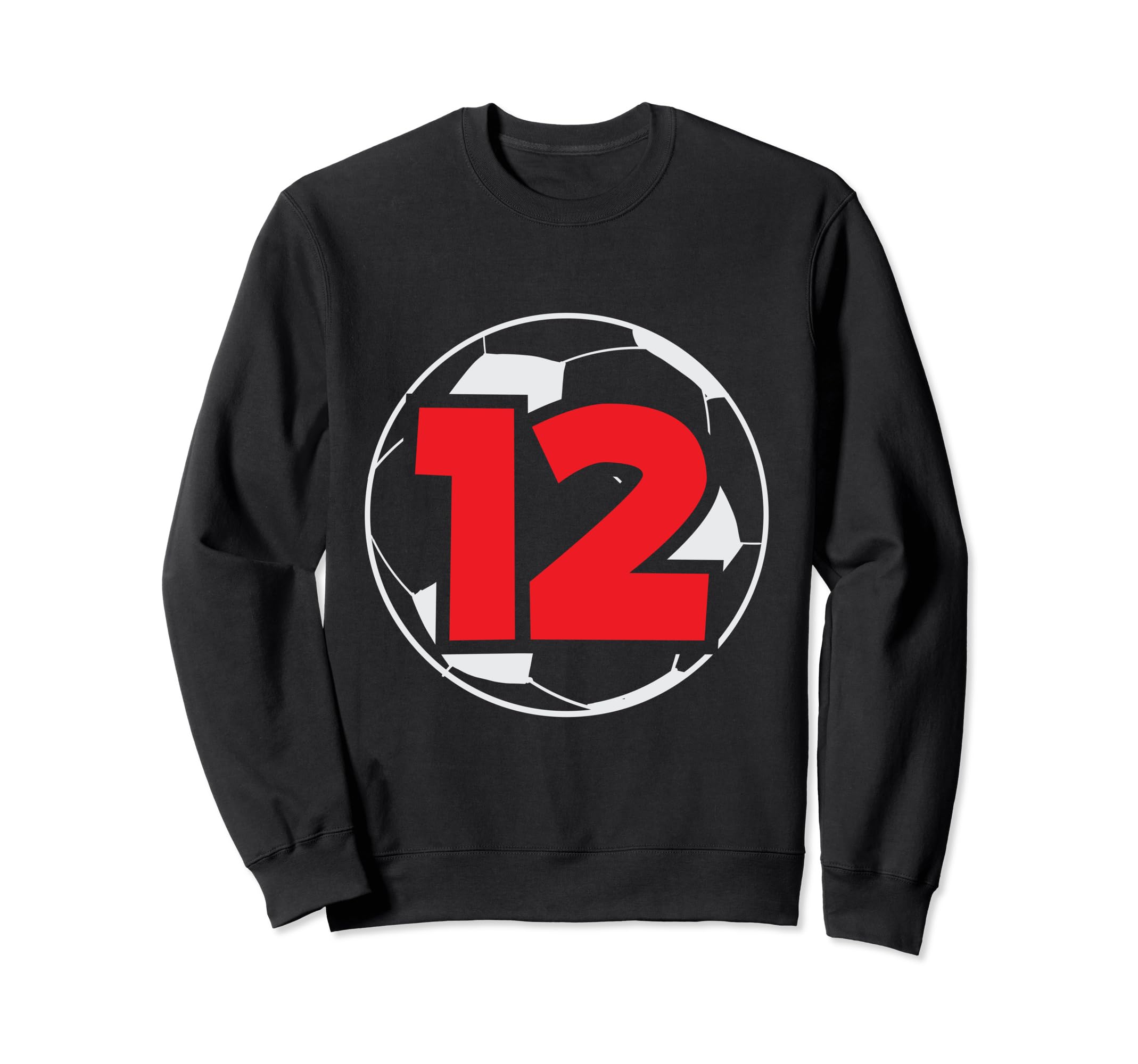 12Th Birthday 12 Years Soccer Sweatshirt - Fun Novelty Design Men Women - T-Shirt, Sweatshirt, Hoodie