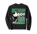 12Th Birthday 12 Years Soccer Sweatshirt - Custom Art Print Unisex - T-Shirt, Sweatshirt, Hoodie