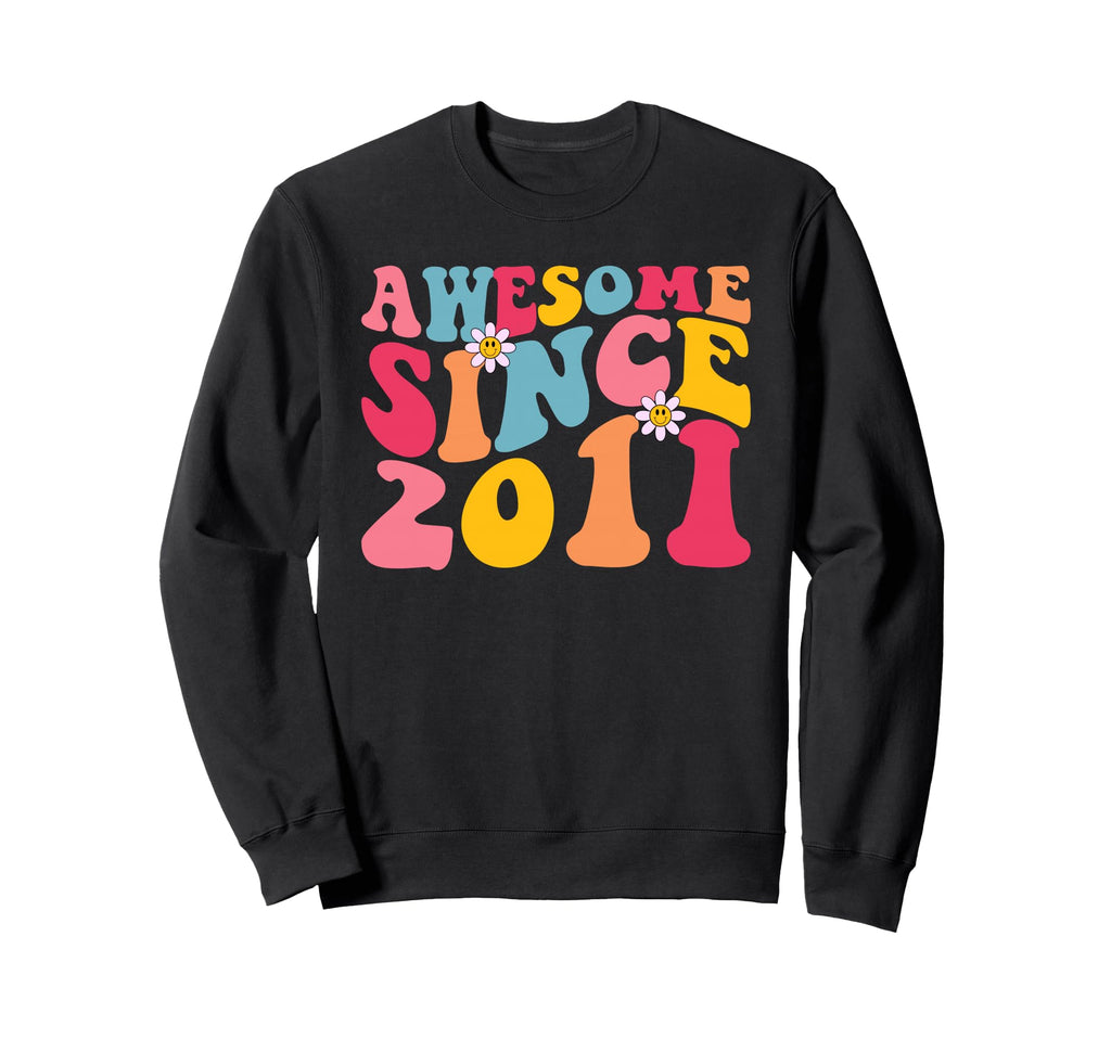 15Th Birthday Awesome Since 2011 15 Sweatshirt - Streetwear Style Unisex - T-Shirt, Sweatshirt, Hoodie