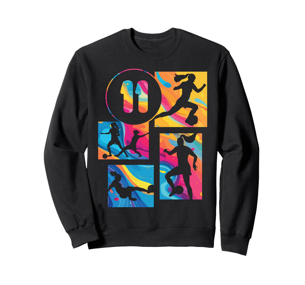 11Th Birthday Soccer Player Sweatshirt - Fun Novelty Design Unisex - T-Shirt, Sweatshirt, Hoodie