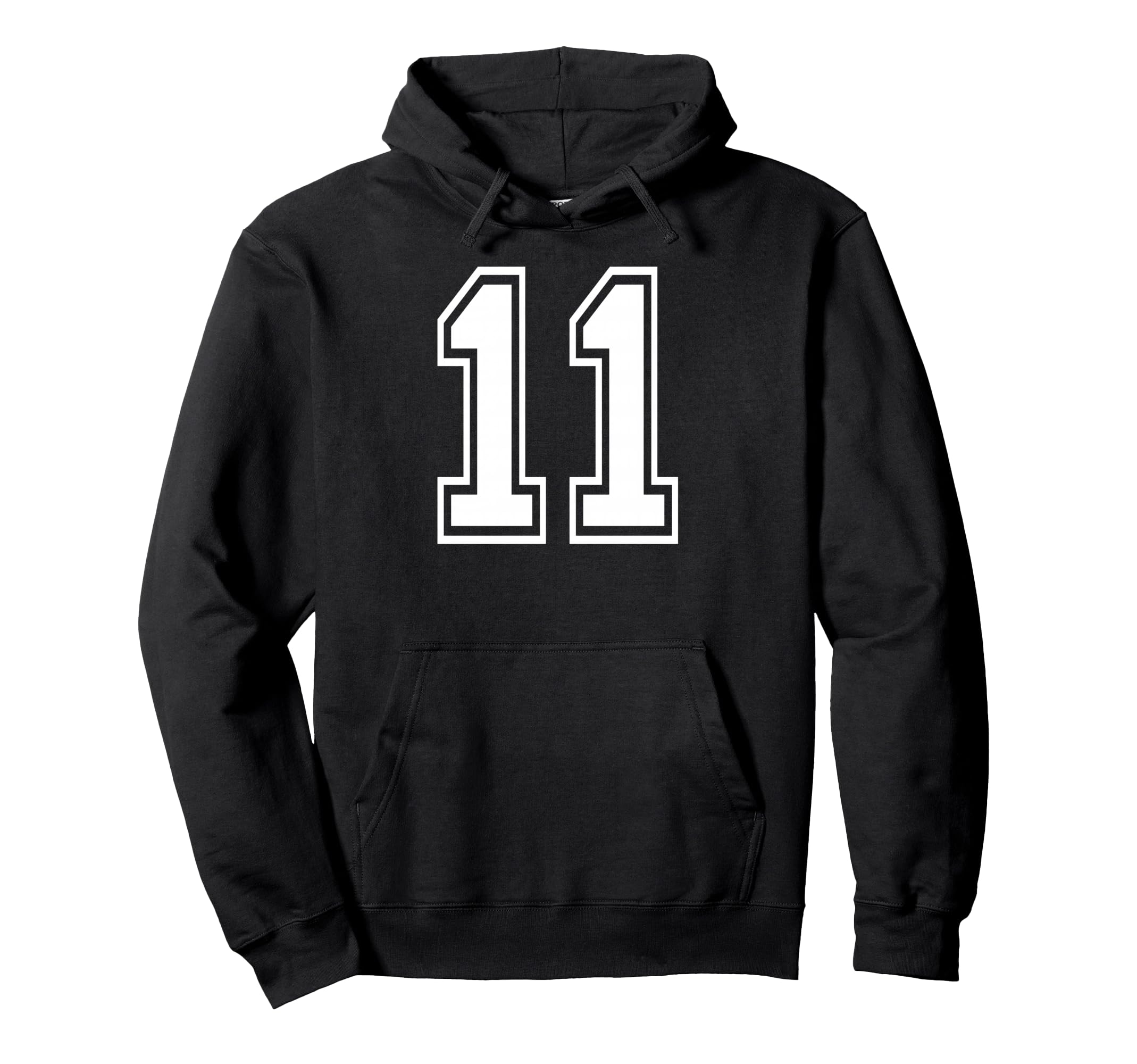 11 Number Eleven Team Sports Matching Hoodie - Novelty Apparel Unisex - T-Shirt, Sweatshirt, Hoodie