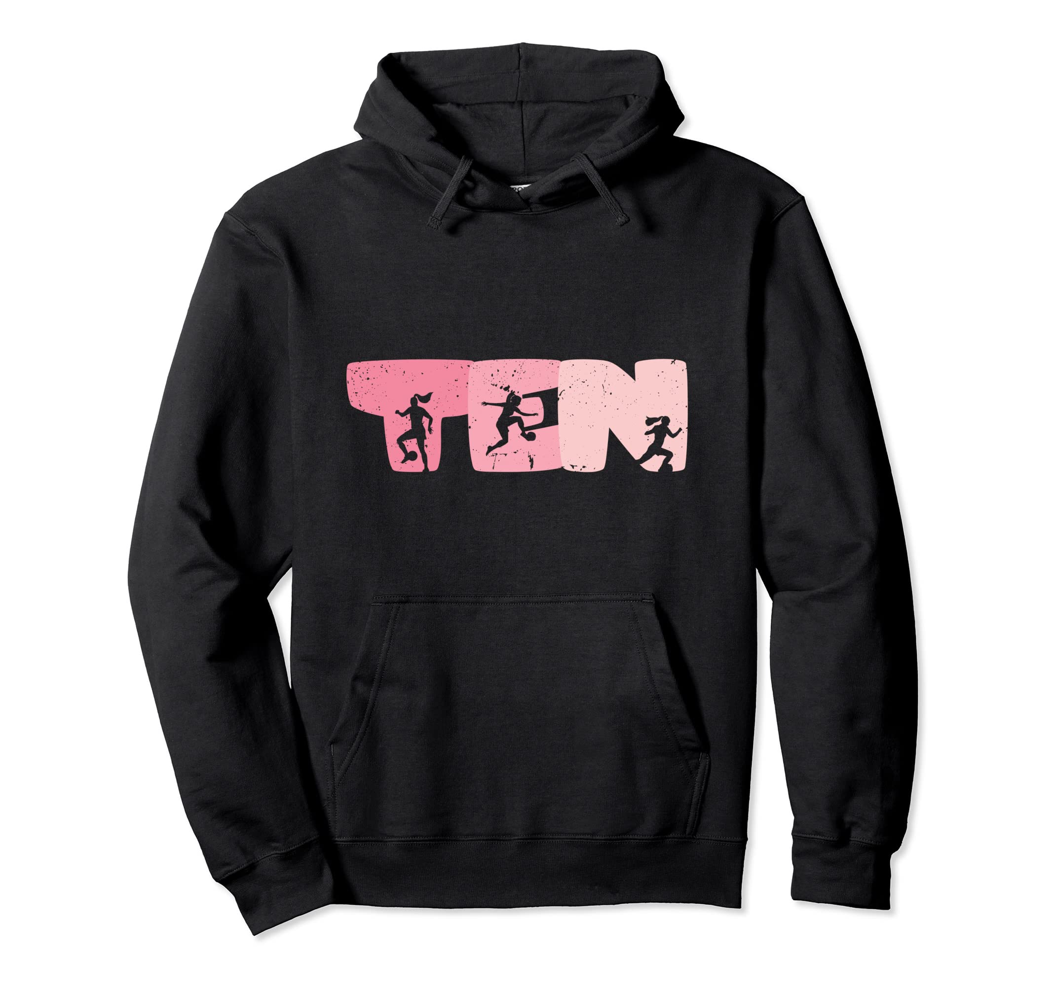 10 Year Old Soccer Birthday 10Th B Day Hoodie - Unique Graphic for Adults - T-Shirt, Sweatshirt, Hoodie