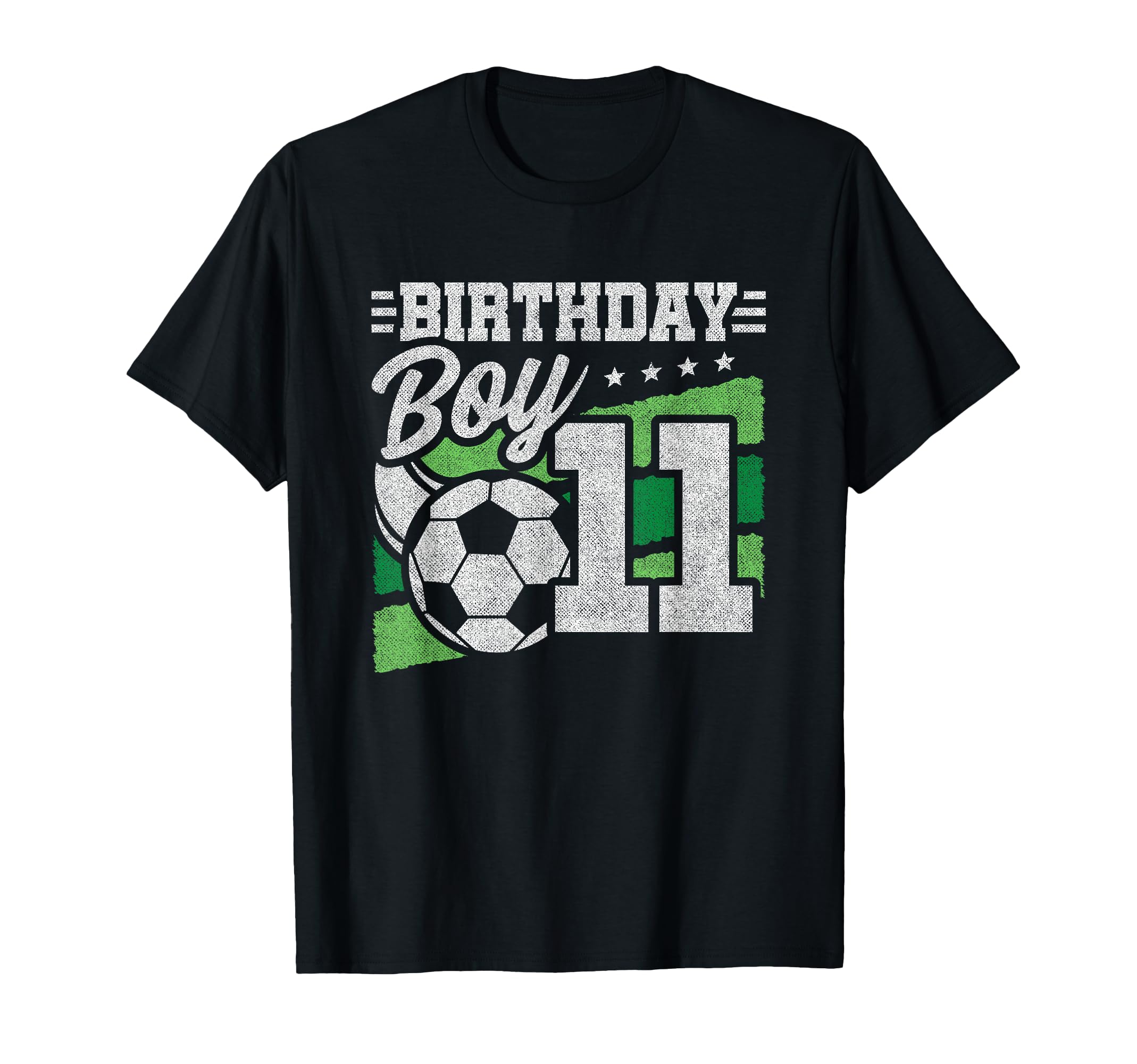 11 Year Old Birthday Soccer Party T-Shirt - Aesthetic Graphic Men Women - T-Shirt, Sweatshirt, Hoodie