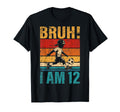 12 Year Old Birthday Soccer Bruh T-Shirt - Fun Novelty Design for Adults - T-Shirt, Sweatshirt, Hoodie