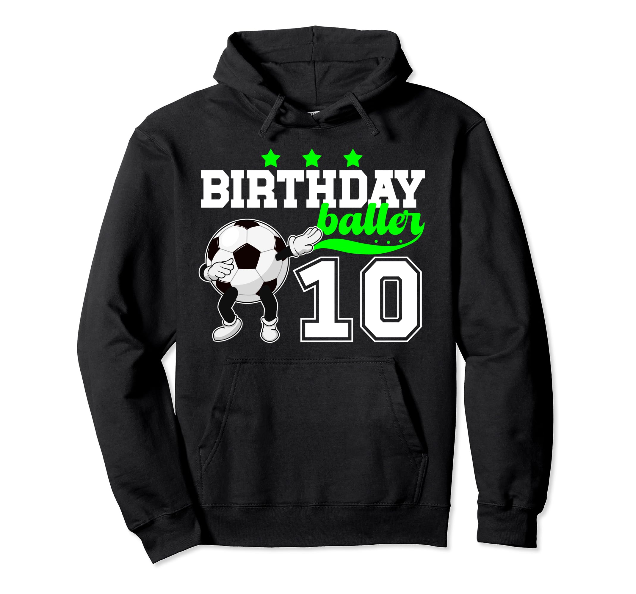 10Th Birthday Party Soccer Ten Hoodie - Casual Everyday Wear for Adults - T-Shirt, Sweatshirt, Hoodie