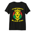 Juneteenth Black King Lion Face African T-Shirt - Minimalist Print Unisex - T-Shirt, Sweatshirt, Hoodie