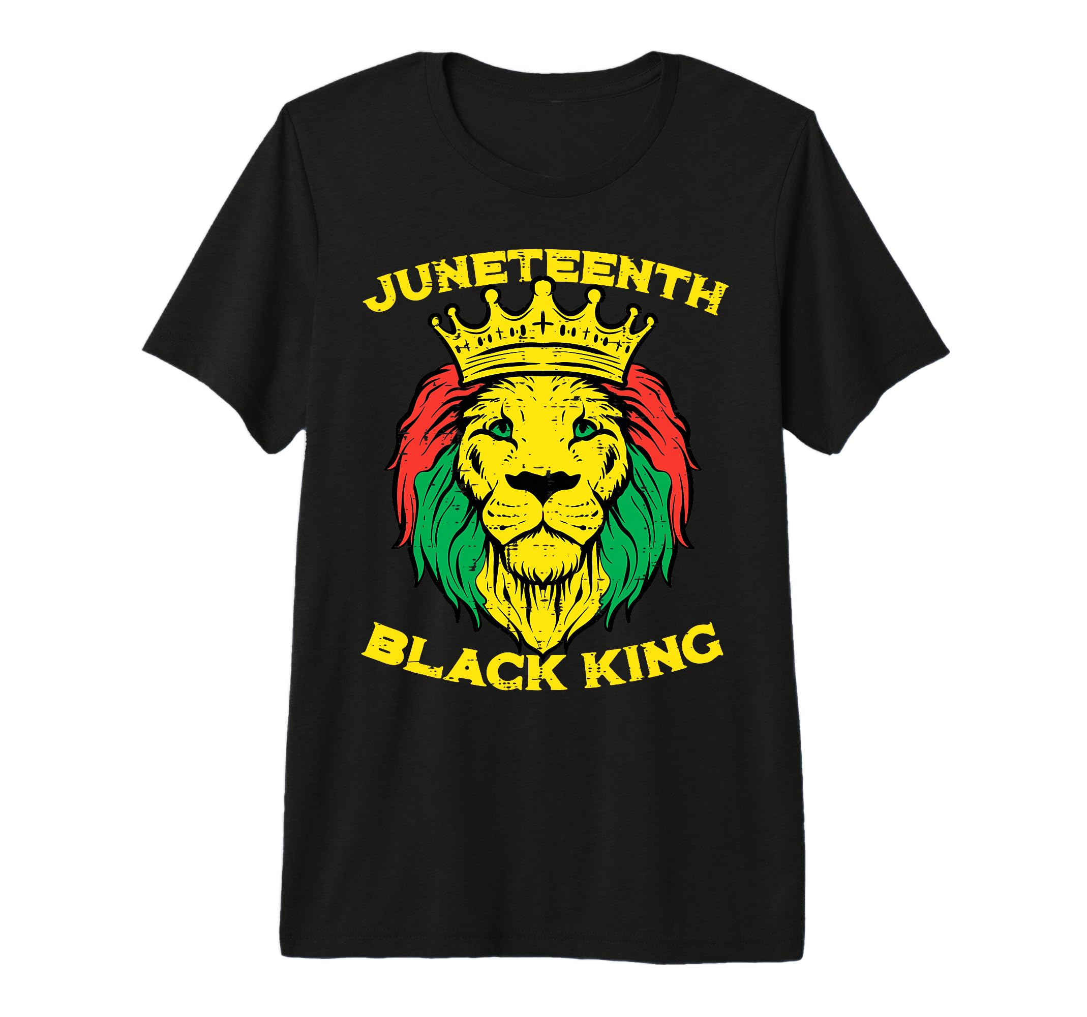 Juneteenth Black King Lion Face African T-Shirt - Minimalist Print Unisex - T-Shirt, Sweatshirt, Hoodie