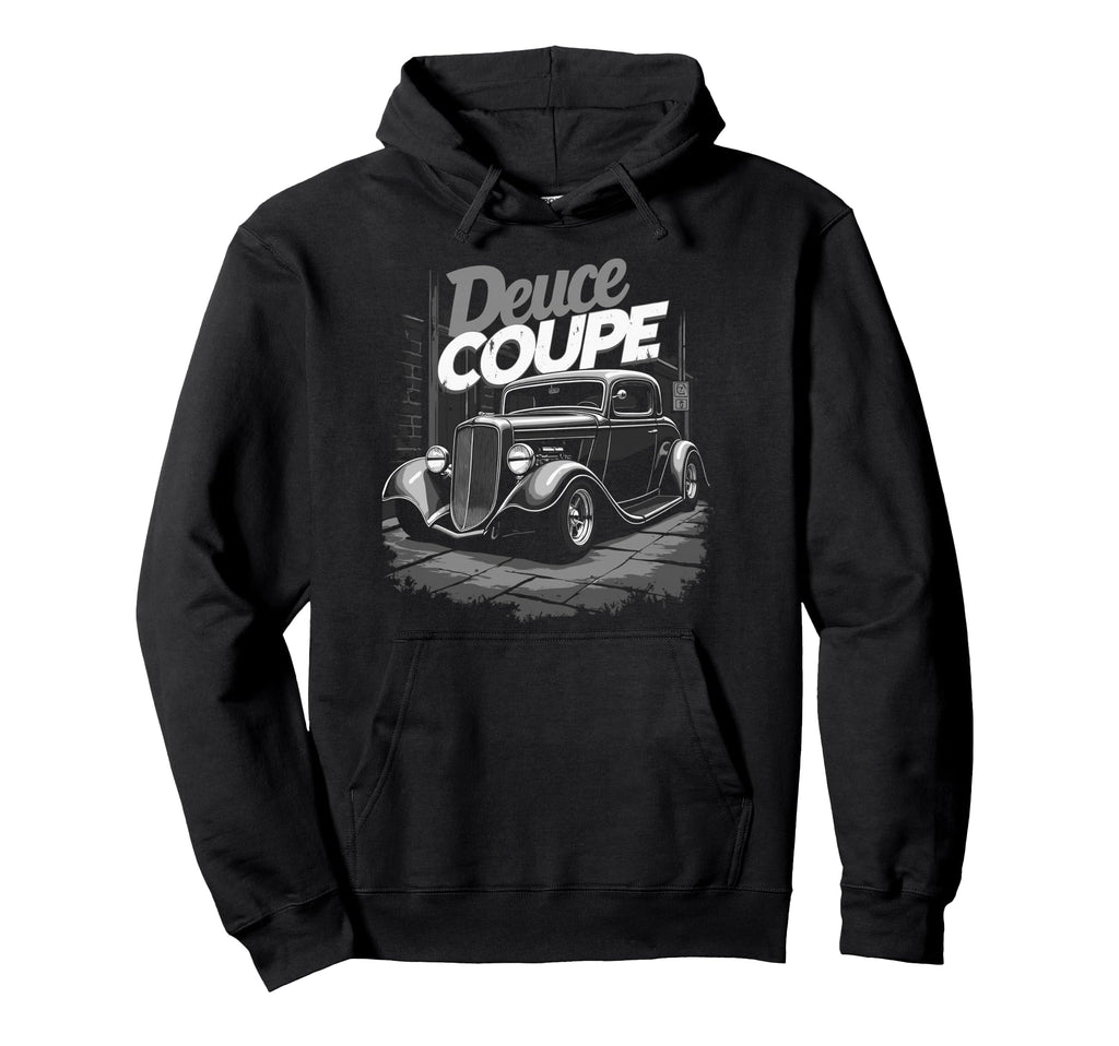 1932 Hot Rod Car Deuce Coupe 3 Window Hoodie - Trendy Graphic Men Women - T-Shirt, Sweatshirt, Hoodie