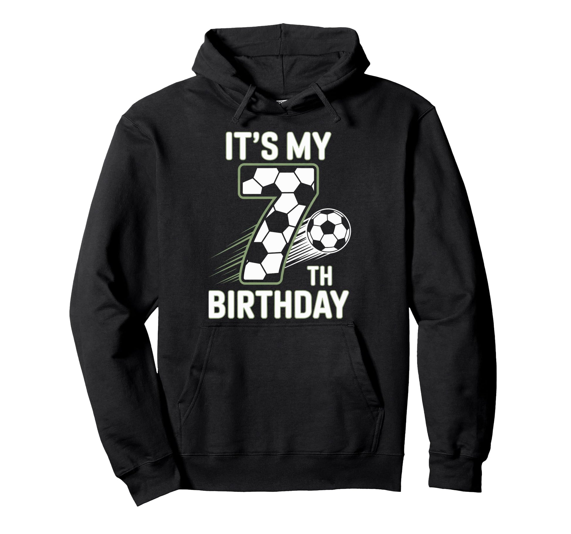 Soccer Turning Seven Its My 7Th Hoodie - Casual Everyday Wear Unisex - T-Shirt, Sweatshirt, Hoodie