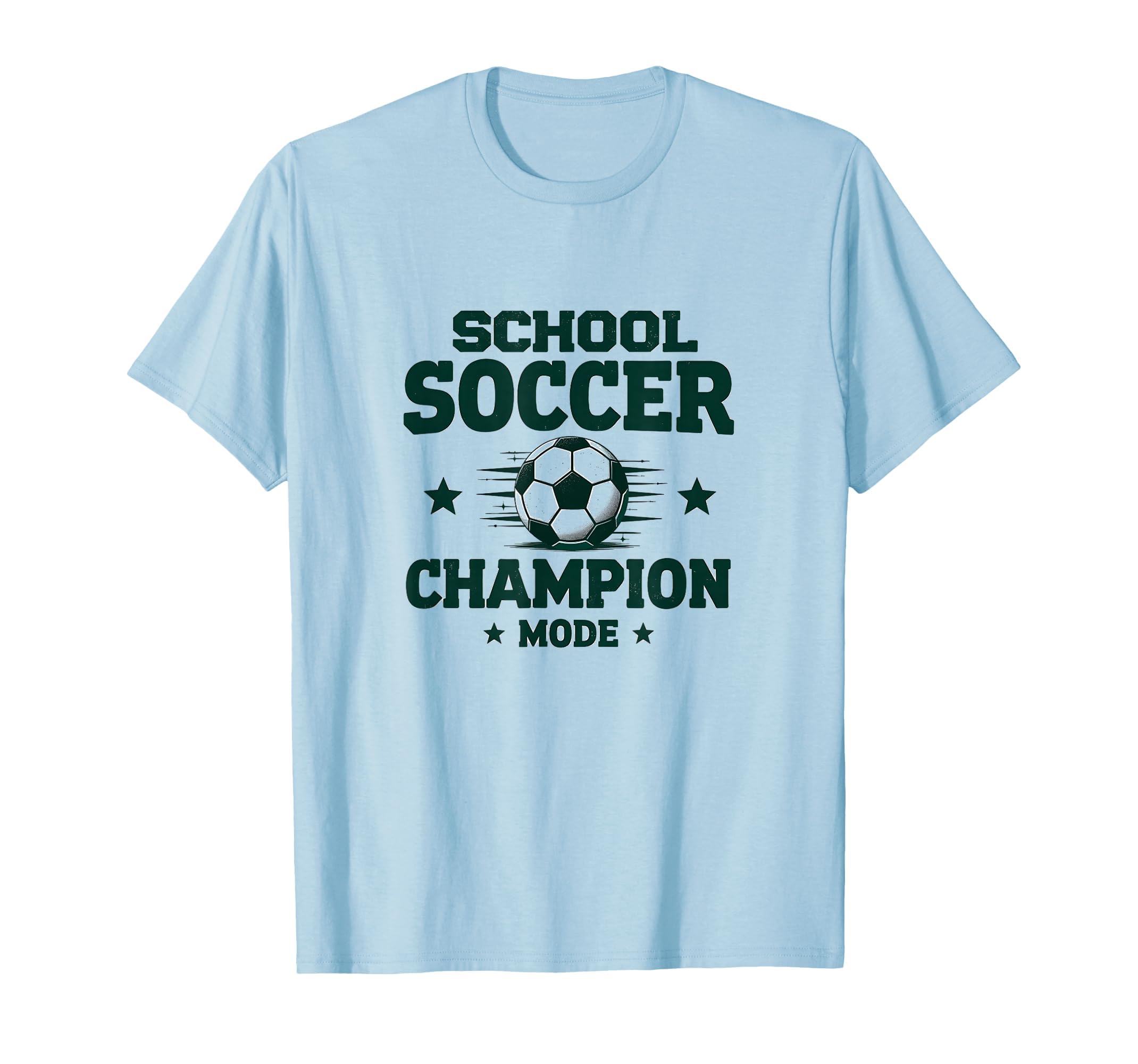 100 Days School Soccer Champion Mode T-Shirt - Minimalist Print Unisex - T-Shirt, Sweatshirt, Hoodie