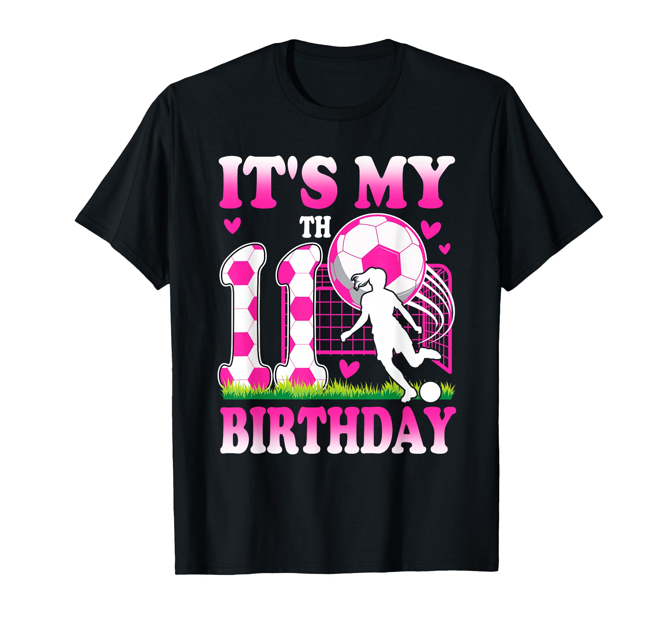 11 Year Old Birthday Soccer Themed T-Shirt - Trendy Graphic for Adults - T-Shirt, Sweatshirt, Hoodie