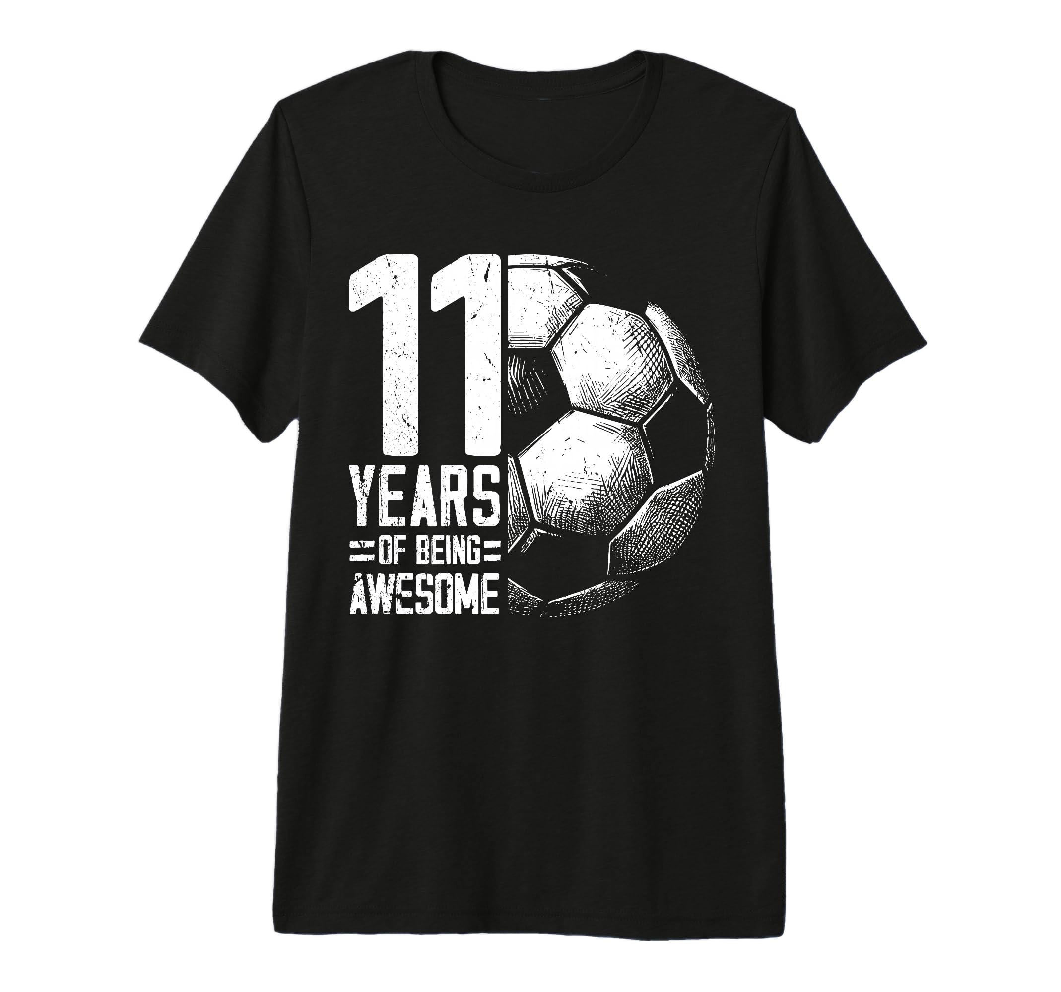 11Th Birthday Soccer Player Football T-Shirt - Trendy Graphic for Adults - T-Shirt, Sweatshirt, Hoodie