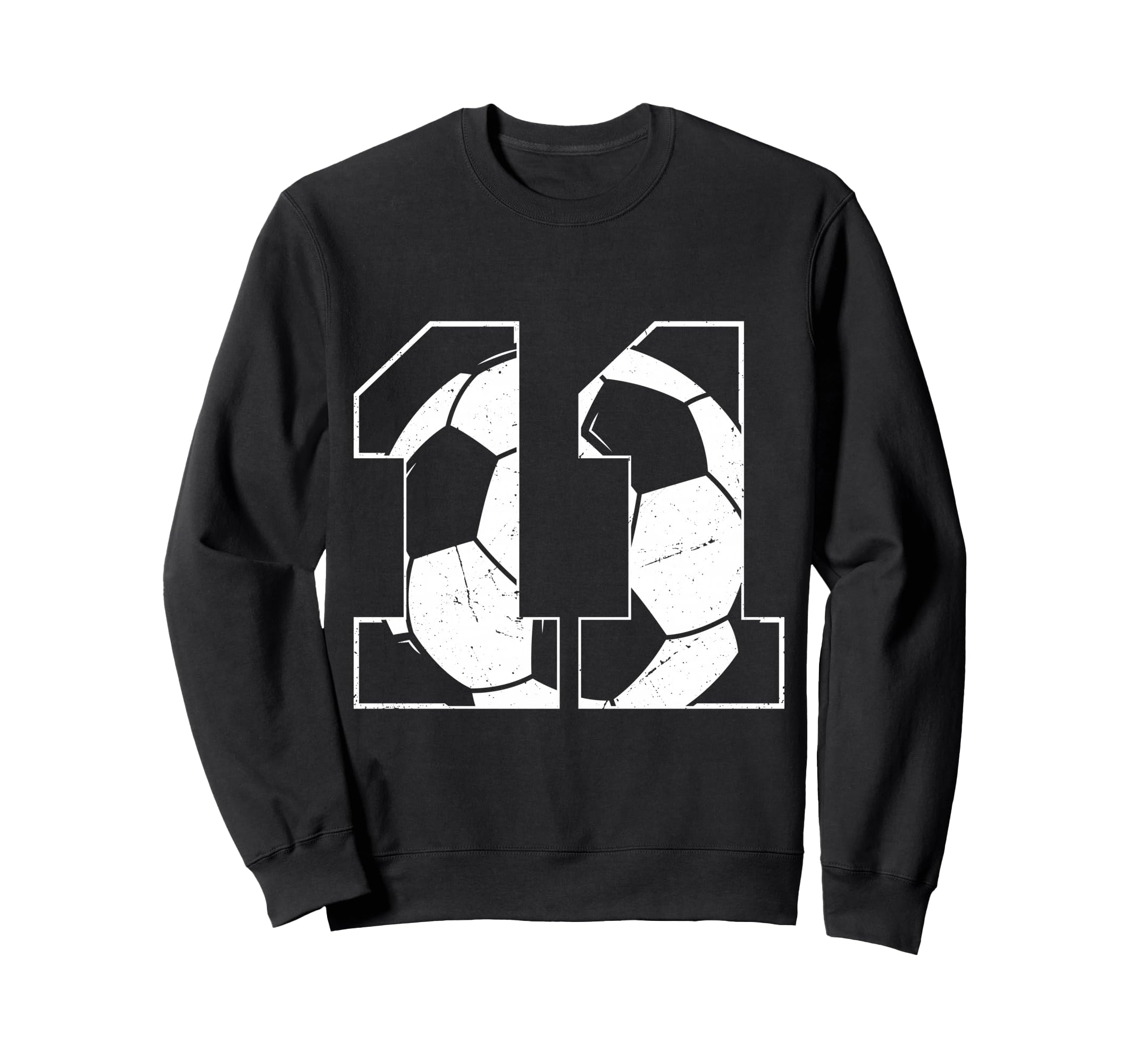 11Th Birthday Soccer Player Sweatshirt - Casual Everyday Wear Unisex - T-Shirt, Sweatshirt, Hoodie