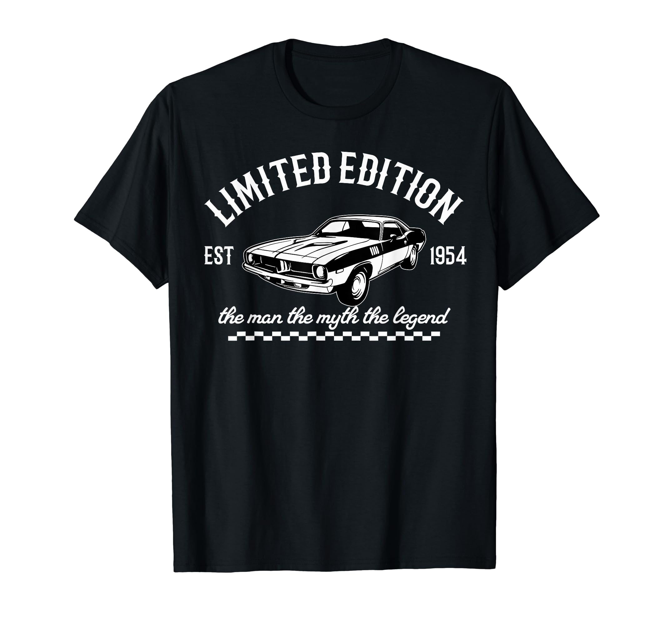 1954 Dad Birthday Legend Classoc Car T-Shirt - Streetwear Style for Adults - T-Shirt, Sweatshirt, Hoodie