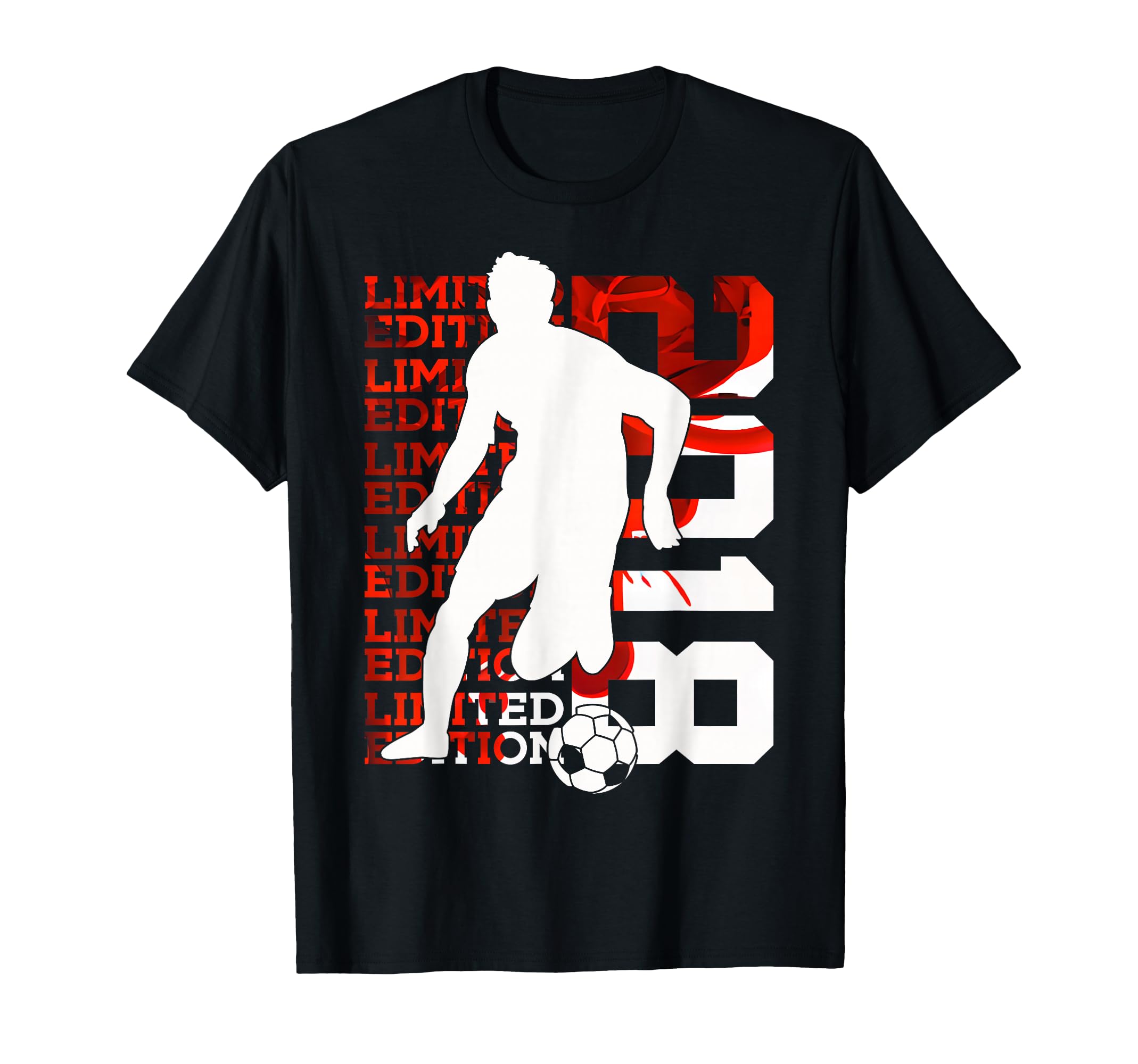 2018 8 Years Soccer 8Th Birthday T-Shirt - Graphic Print for Adults - T-Shirt, Sweatshirt, Hoodie