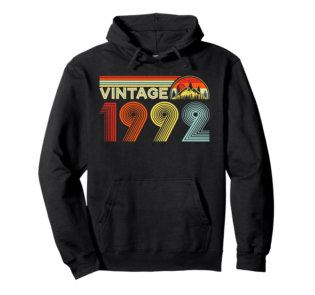 1992 34 Years Old And 34Th Birthday Hoodie - Fun Novelty Design Men Women - T-Shirt, Sweatshirt, Hoodie