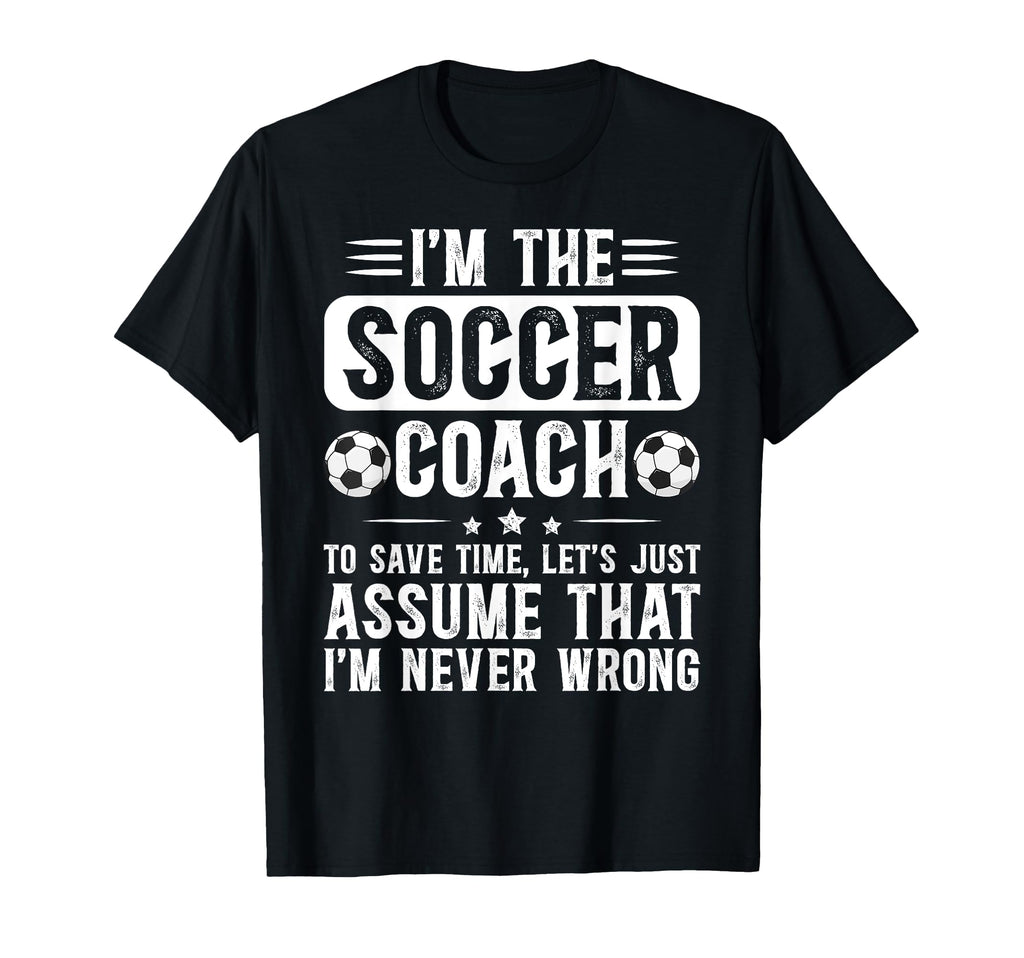 Im Soccer Coach Soccer Coaching T-Shirt - Minimalist Print Men Women - T-Shirt, Sweatshirt, Hoodie