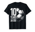 10Th Birthday Soccer Player Football T-Shirt - Custom Art Print for Adults - T-Shirt, Sweatshirt, Hoodie