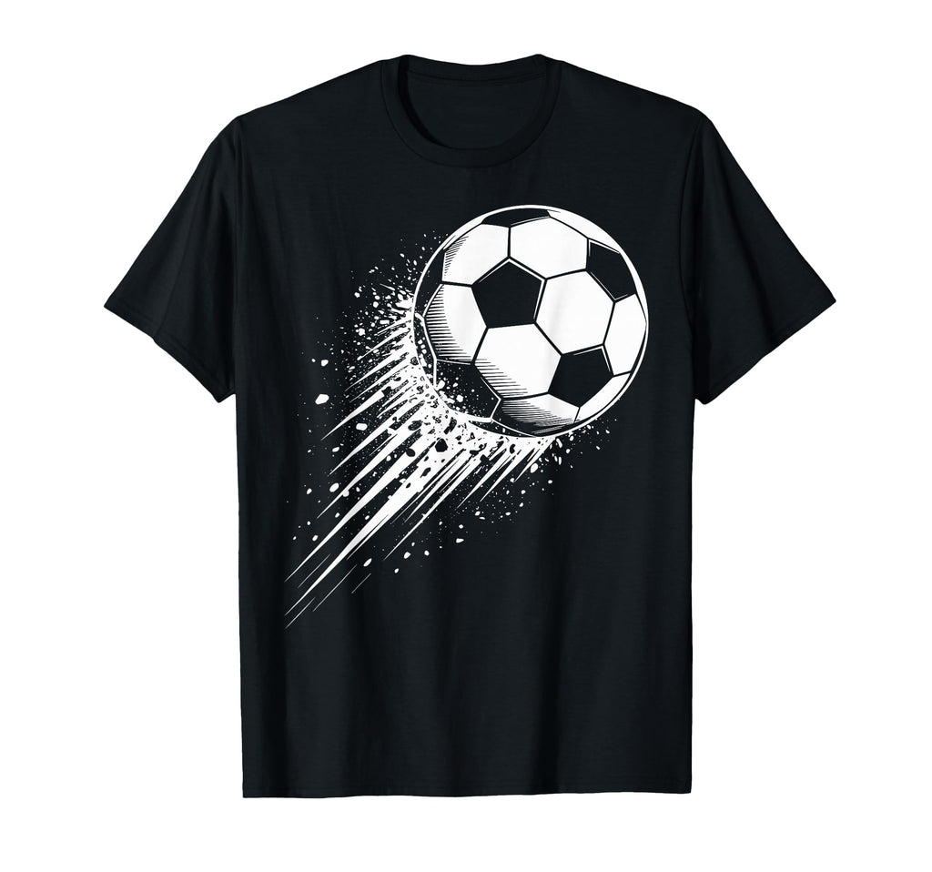 Splash Art Soccer Football Ball T-Shirt - Aesthetic Graphic for Adults - T-Shirt, Sweatshirt, Hoodie