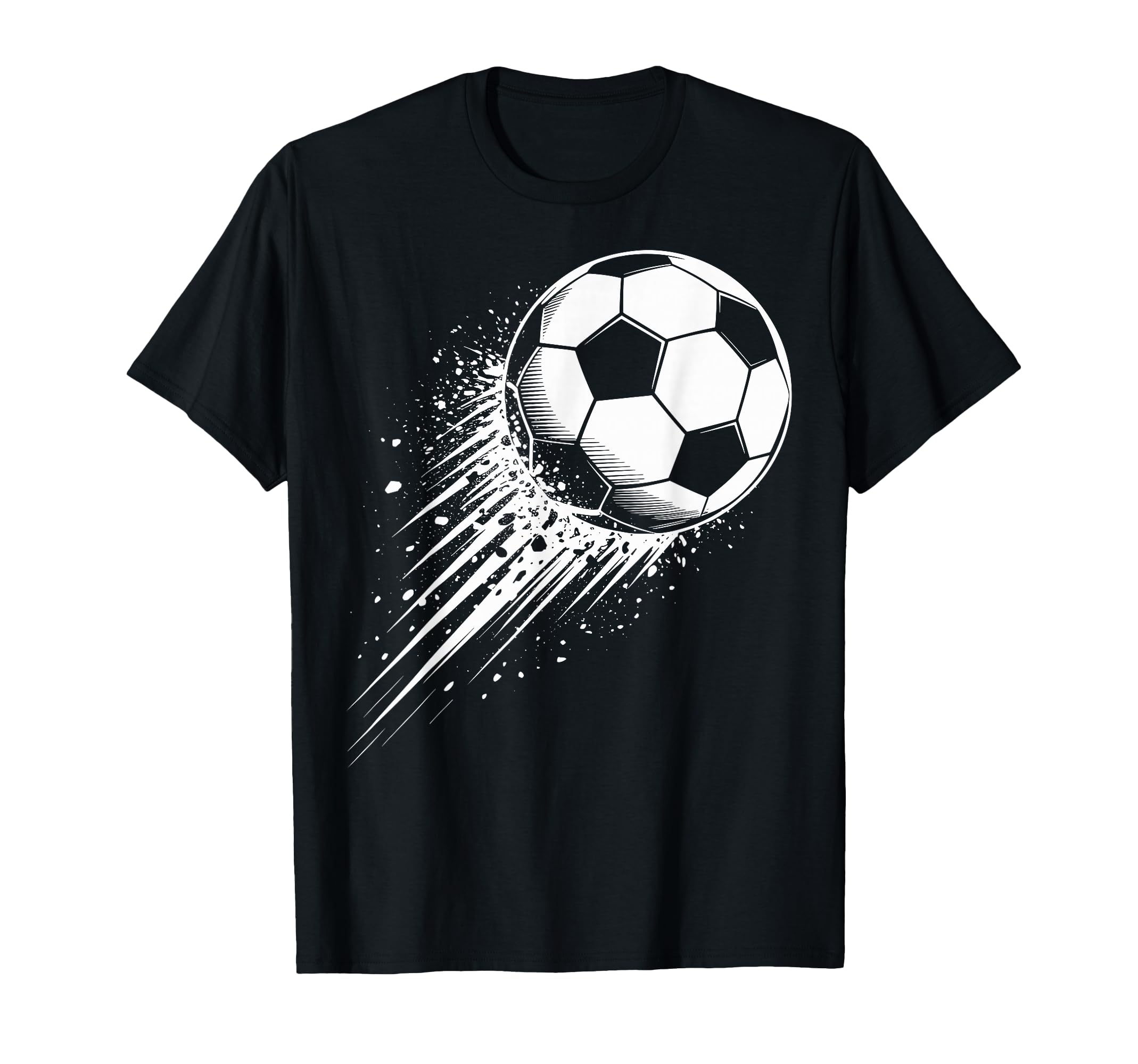 Splash Art Soccer Football Ball T-Shirt - Aesthetic Graphic for Adults - T-Shirt, Sweatshirt, Hoodie