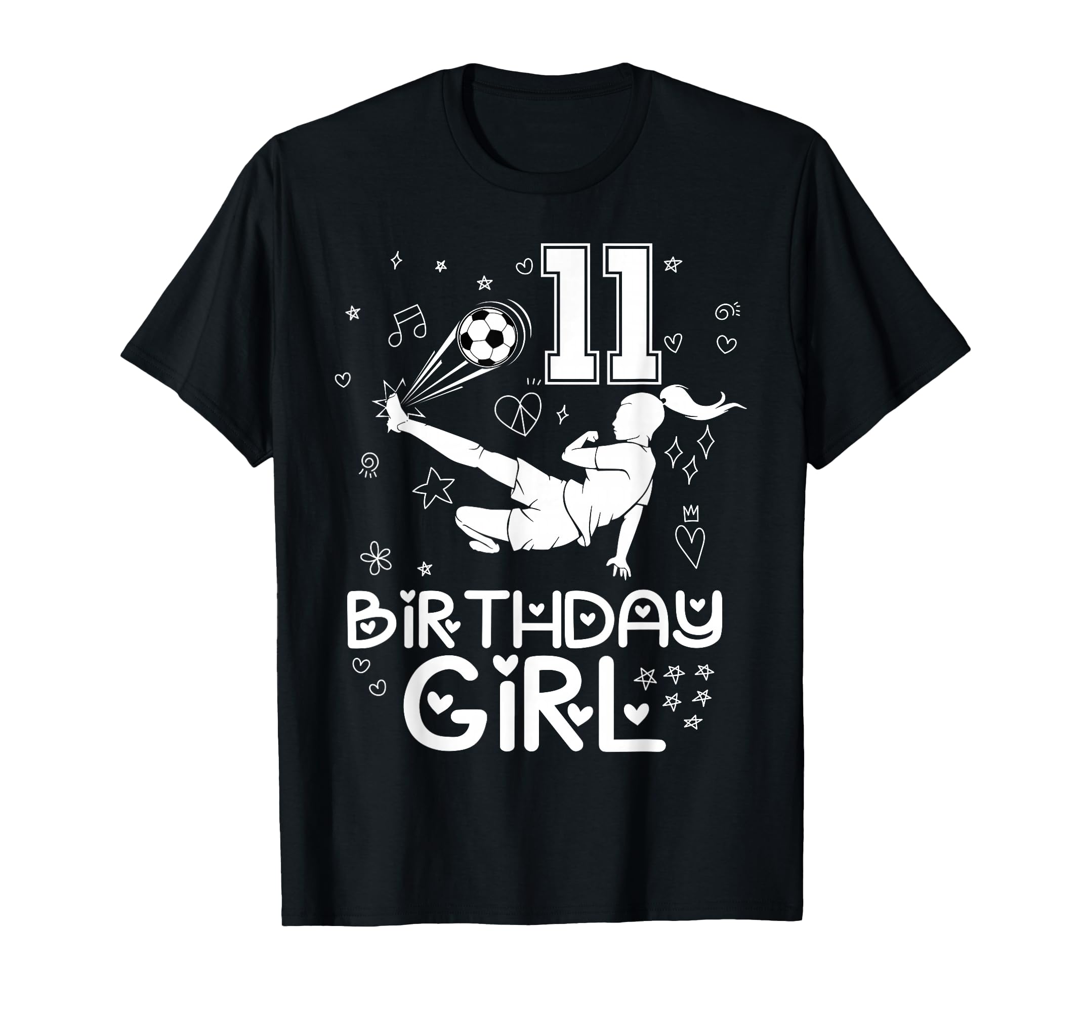 11 Years Old Birthday Soccer Player T-Shirt - Minimalist Print Men Women - T-Shirt, Sweatshirt, Hoodie