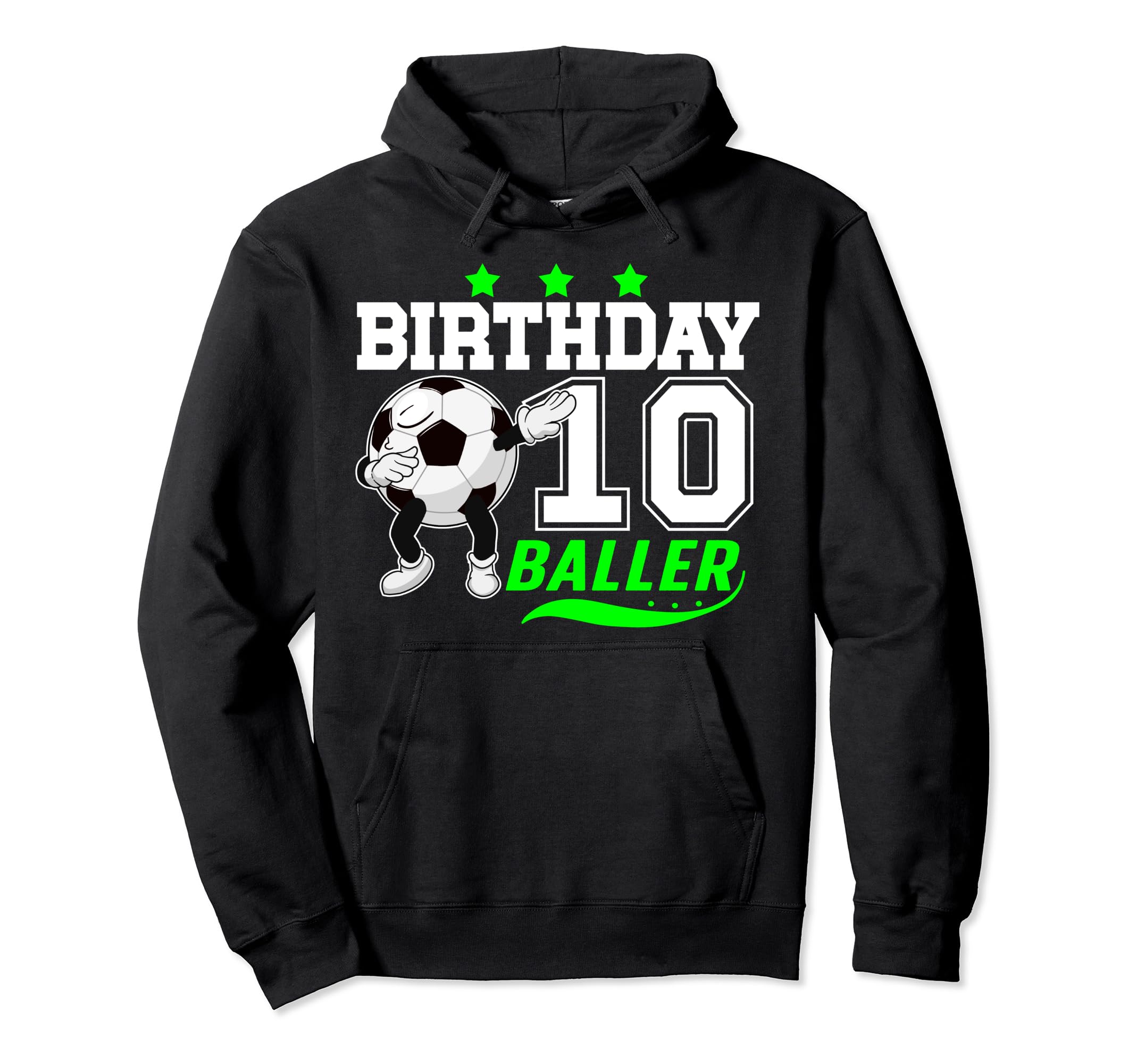 10Th Birthday Party Soccer Ten Year Old Hoodie - Streetwear Style Unisex - T-Shirt, Sweatshirt, Hoodie