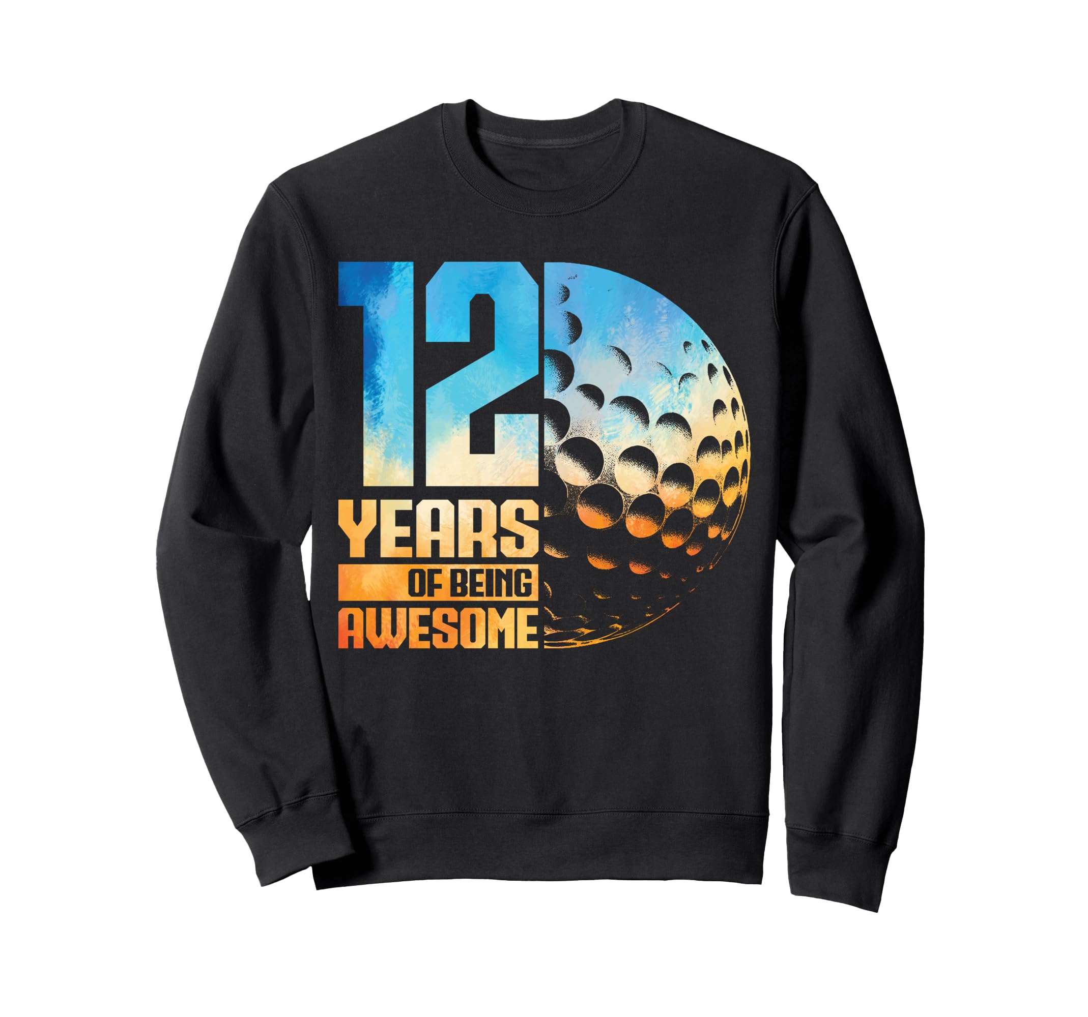 12Th Birthday Golf Player Golf 12 Sweatshirt - Unique Graphic for Adults - T-Shirt, Sweatshirt, Hoodie